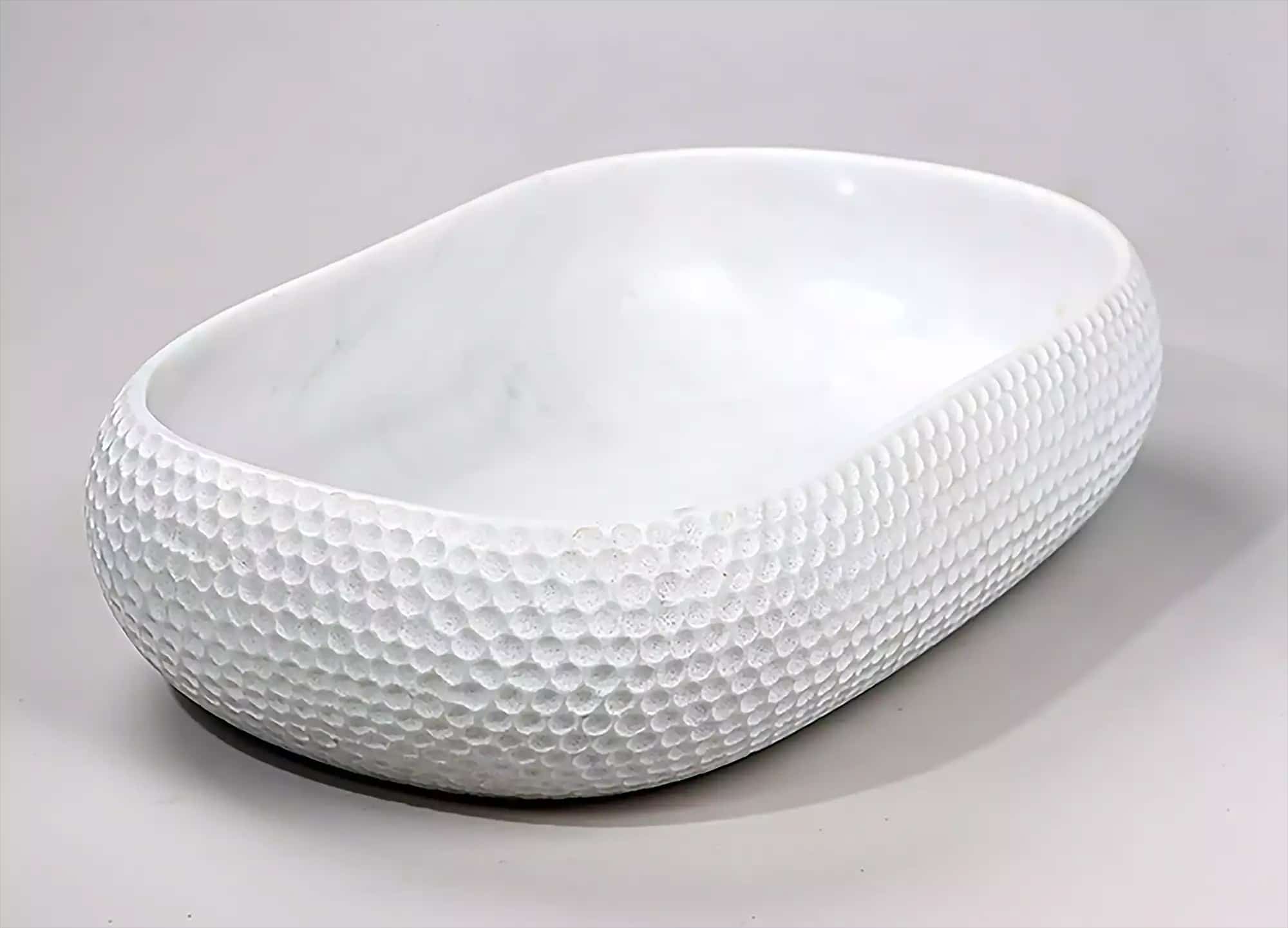 Elsa handmade marble decorative bowl