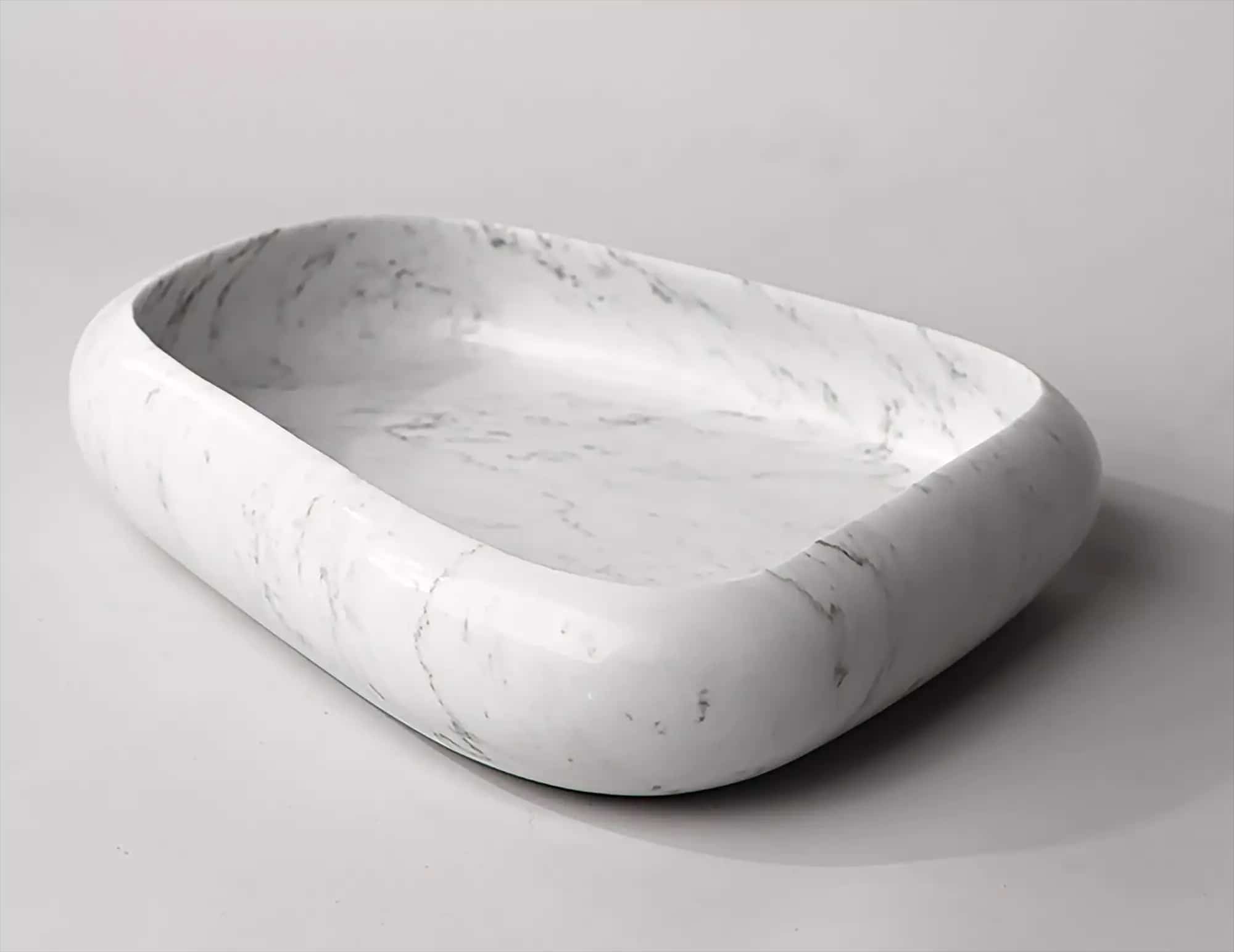 Lisa handmade marble decorative bowl