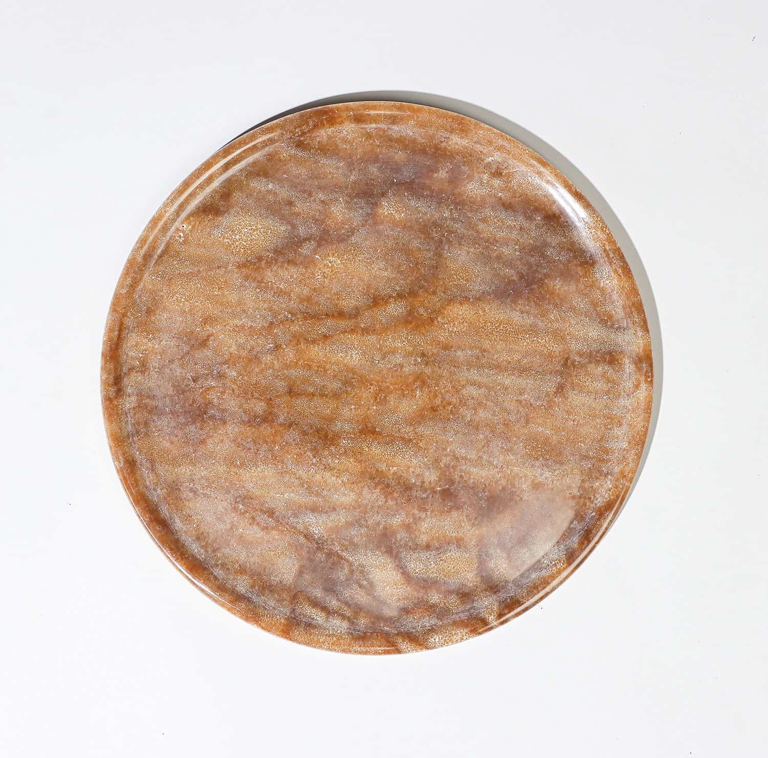 Marl handmade marble decorative tray