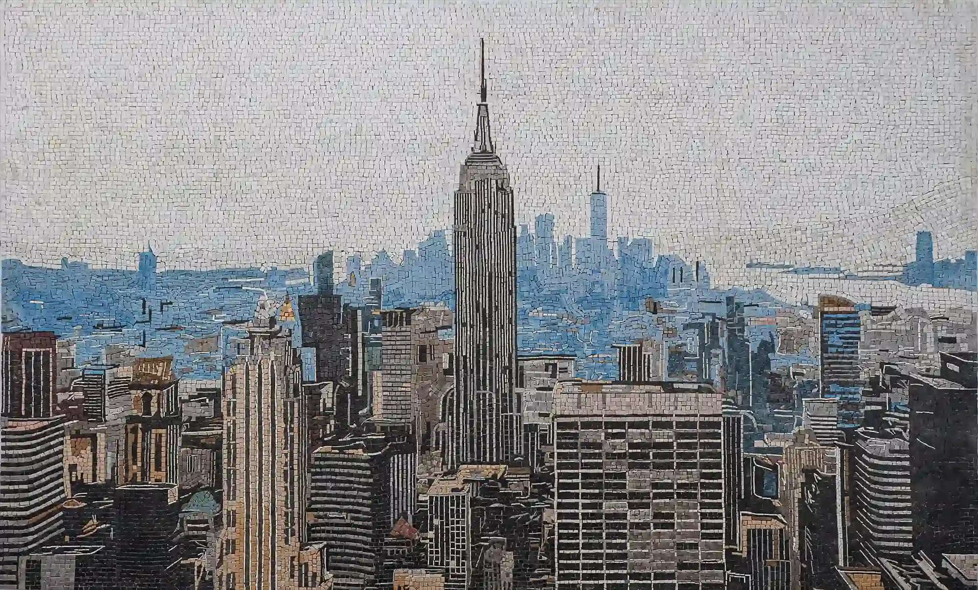 New York handmade marble mosaic (Architecture)