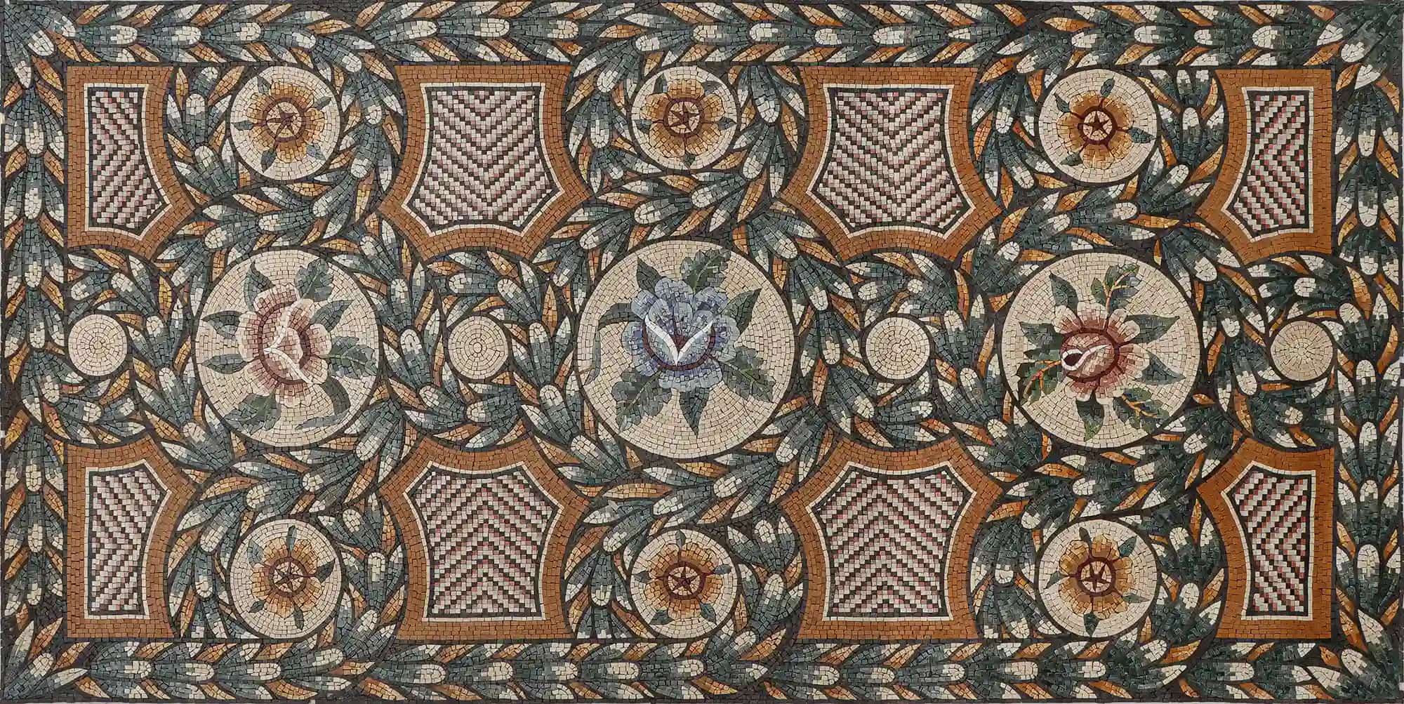 Trail Of Nature handmade marble mosaic (Others)