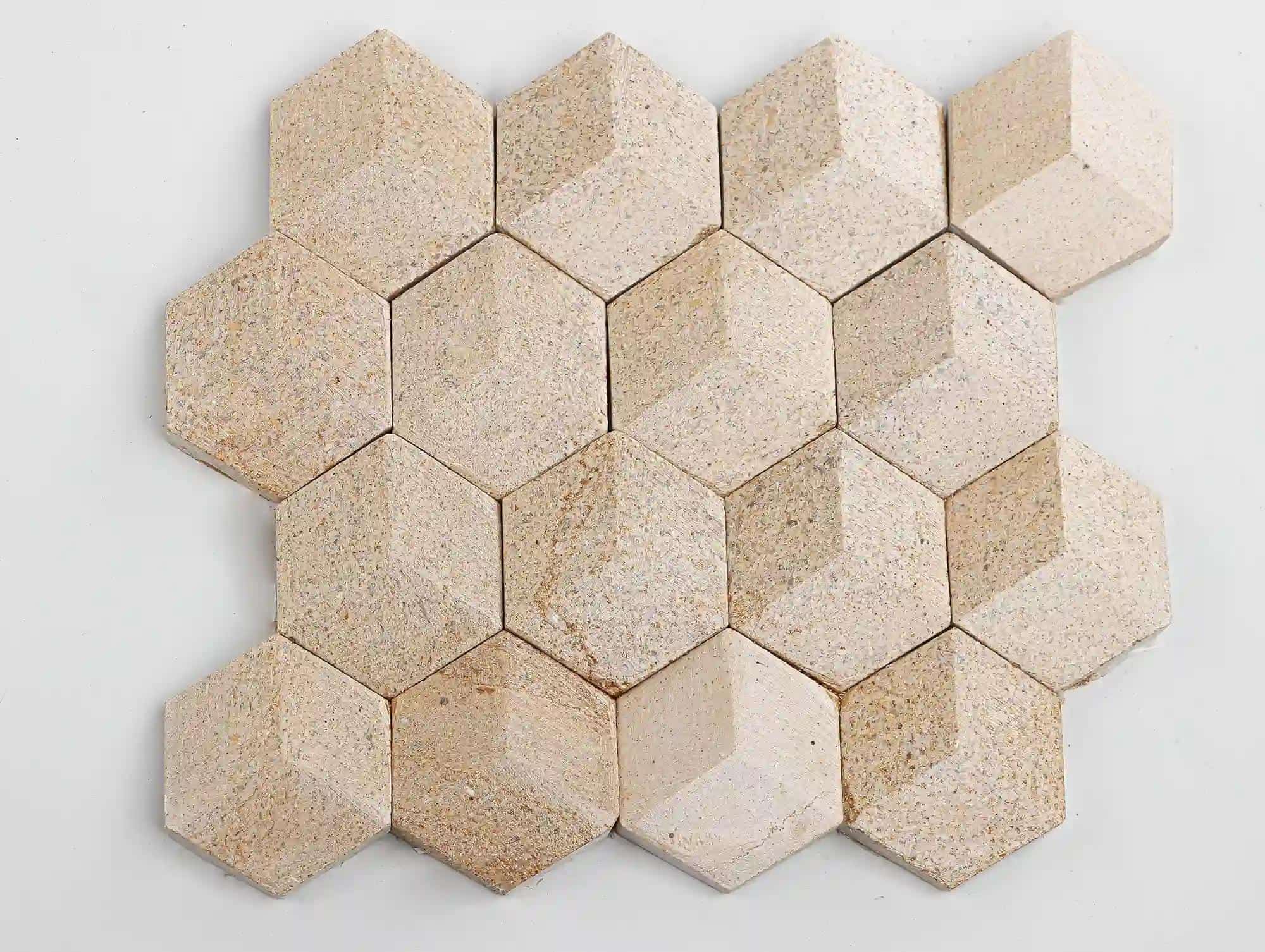 Kathy wall tile in spanish beige marble stone