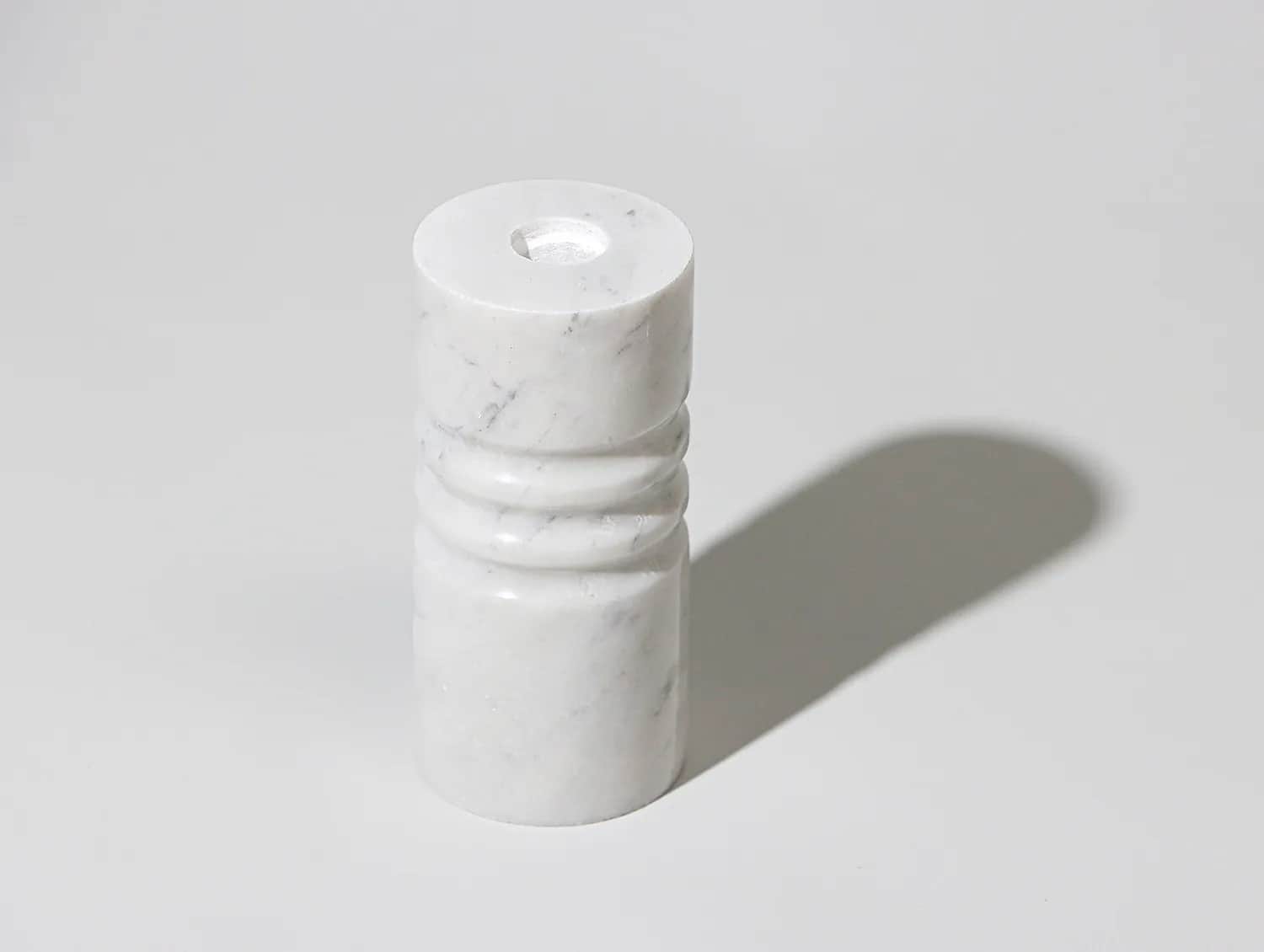 Antonio handmade marble candle holder