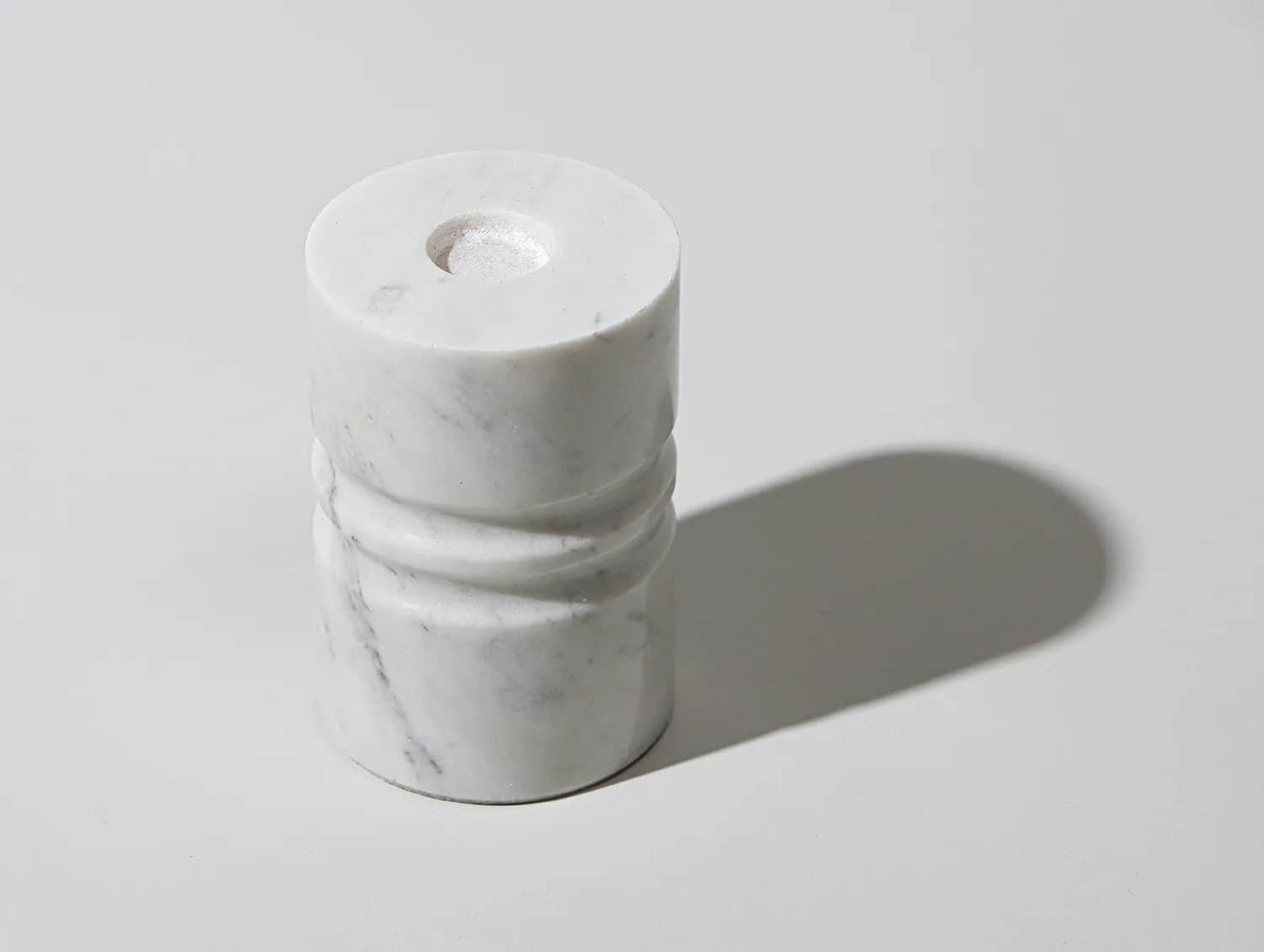 Austin handmade marble candle holder