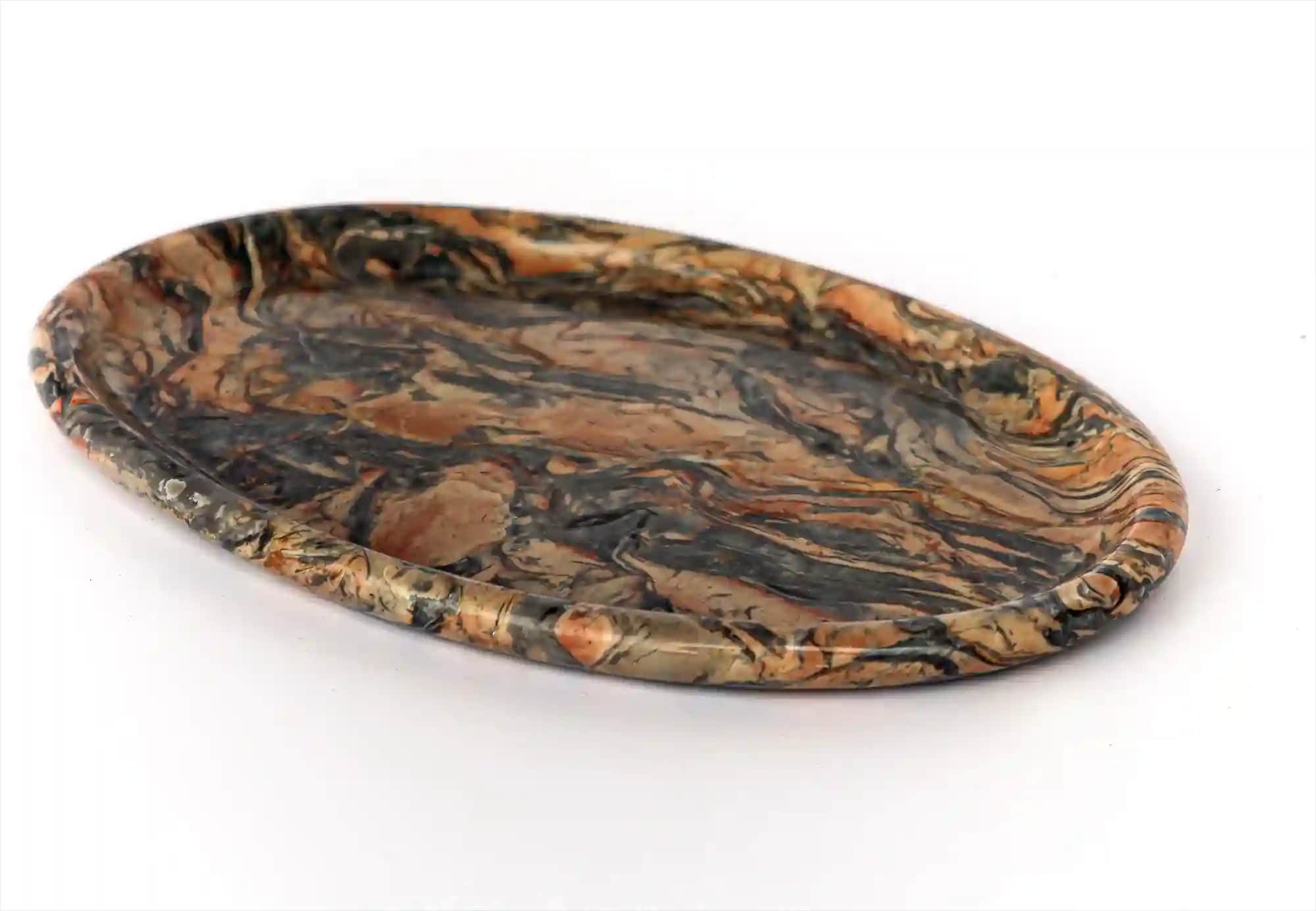 Diana handmade marble decorative tray