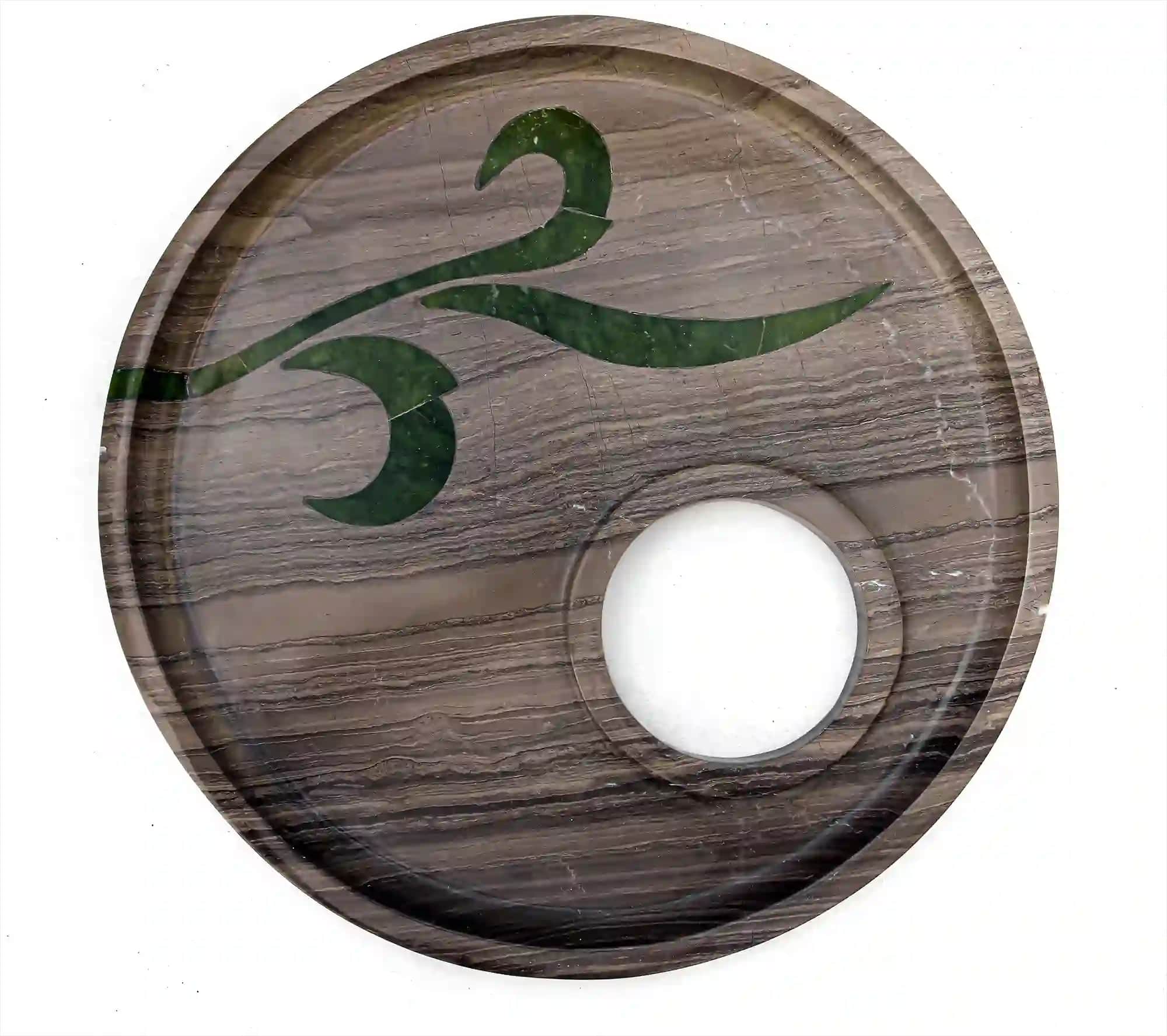 Mom's Garden handmade marble decorative tray