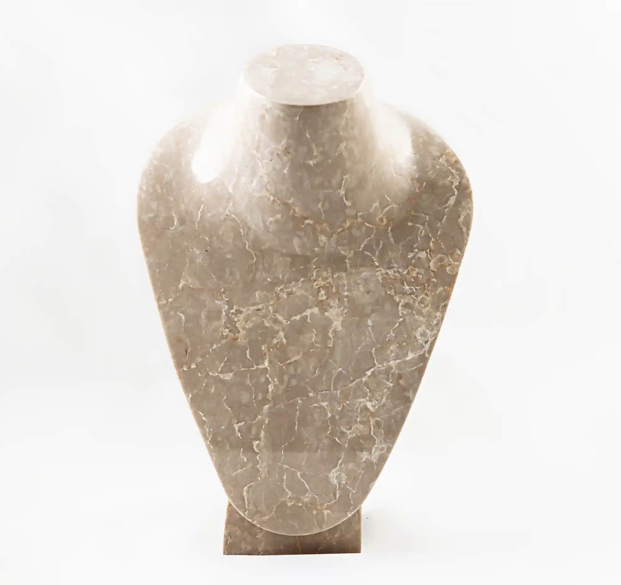 Taupe Daniela handmade marble jewelry holder