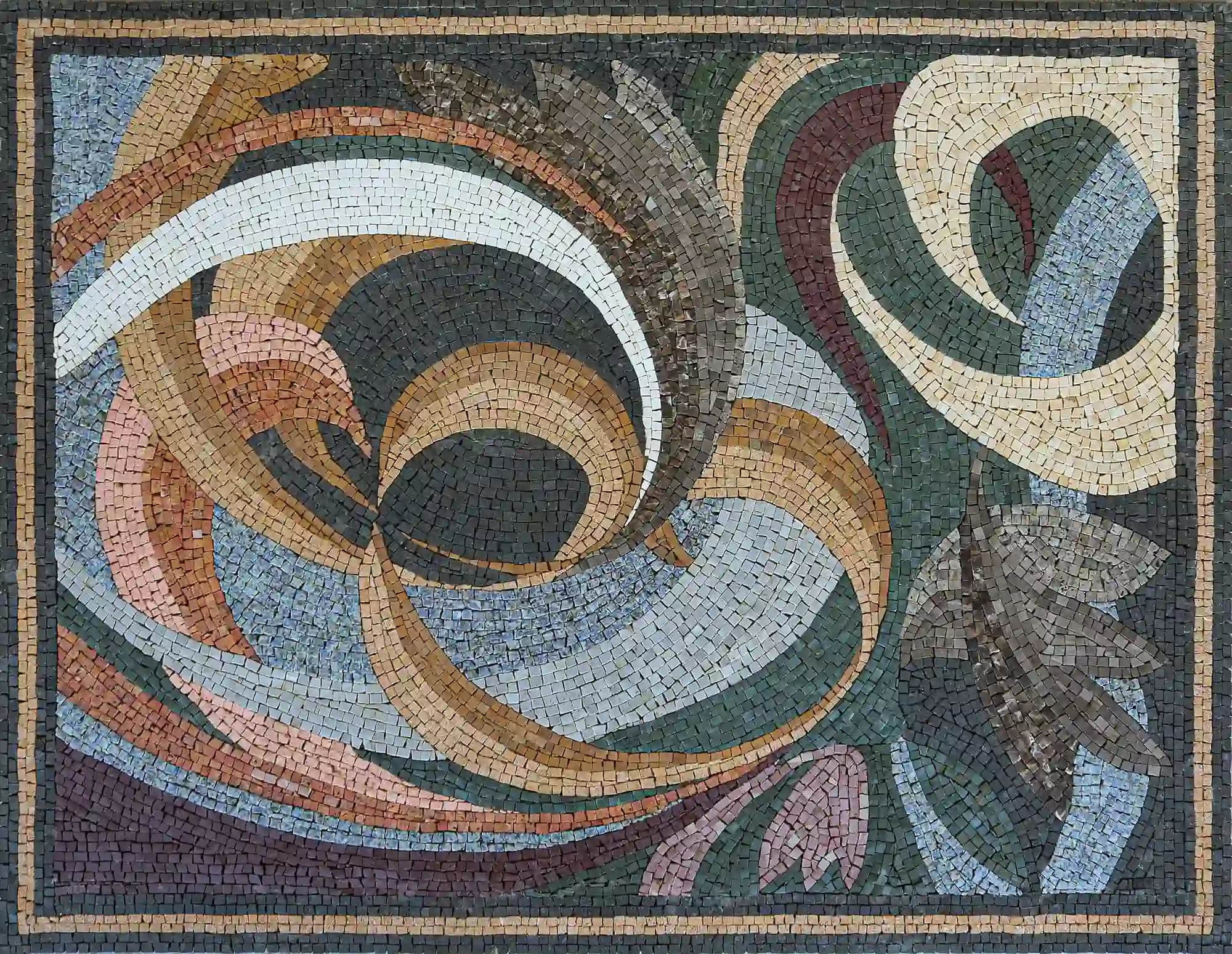 Insomnia handmade marble mosaic (Abstract)
