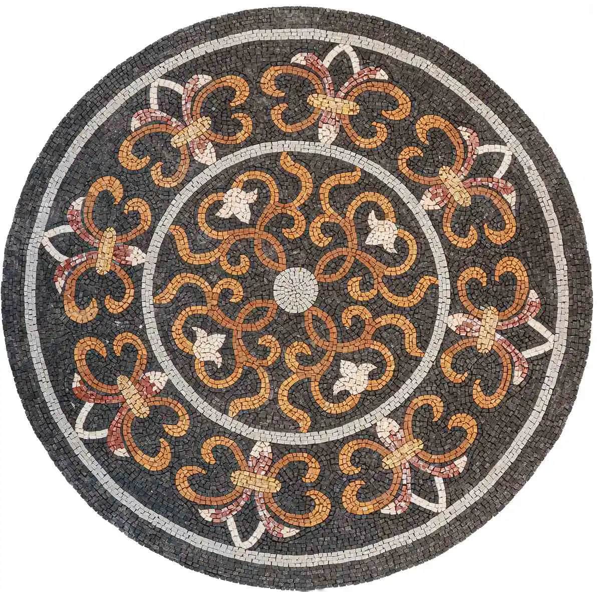 Eleanor – Mosaic Designs handmade marble mosaic (Geometric)