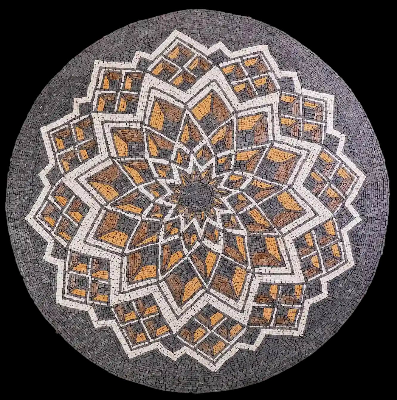 Girasol handmade marble mosaic (Geometric)