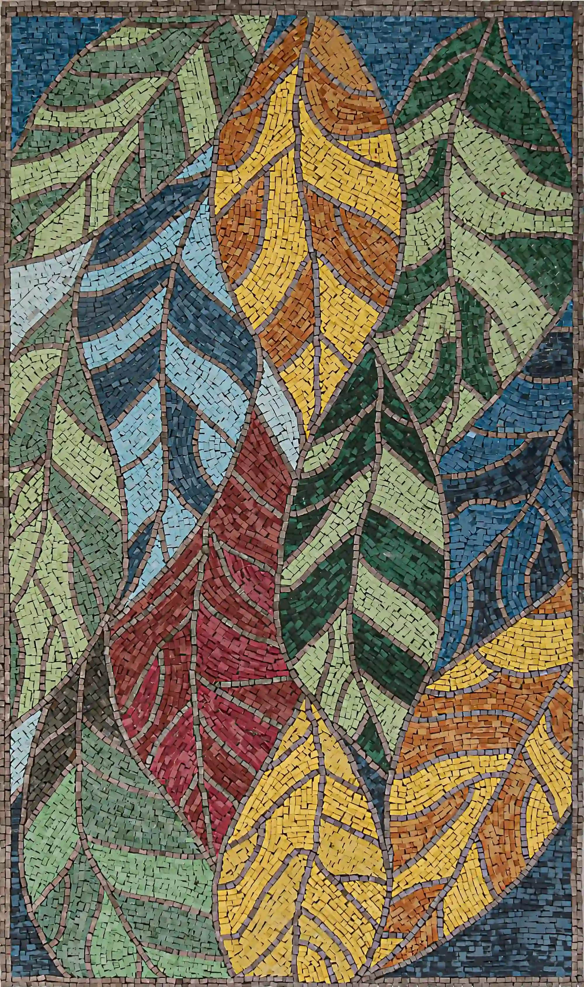 Amazônia handmade marble mosaic (Nature)