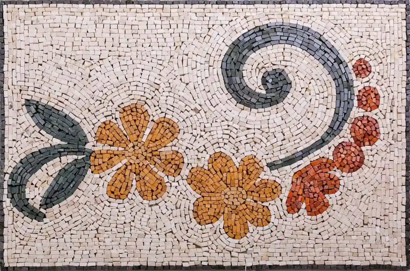 Bella handmade marble mosaic (Nature)