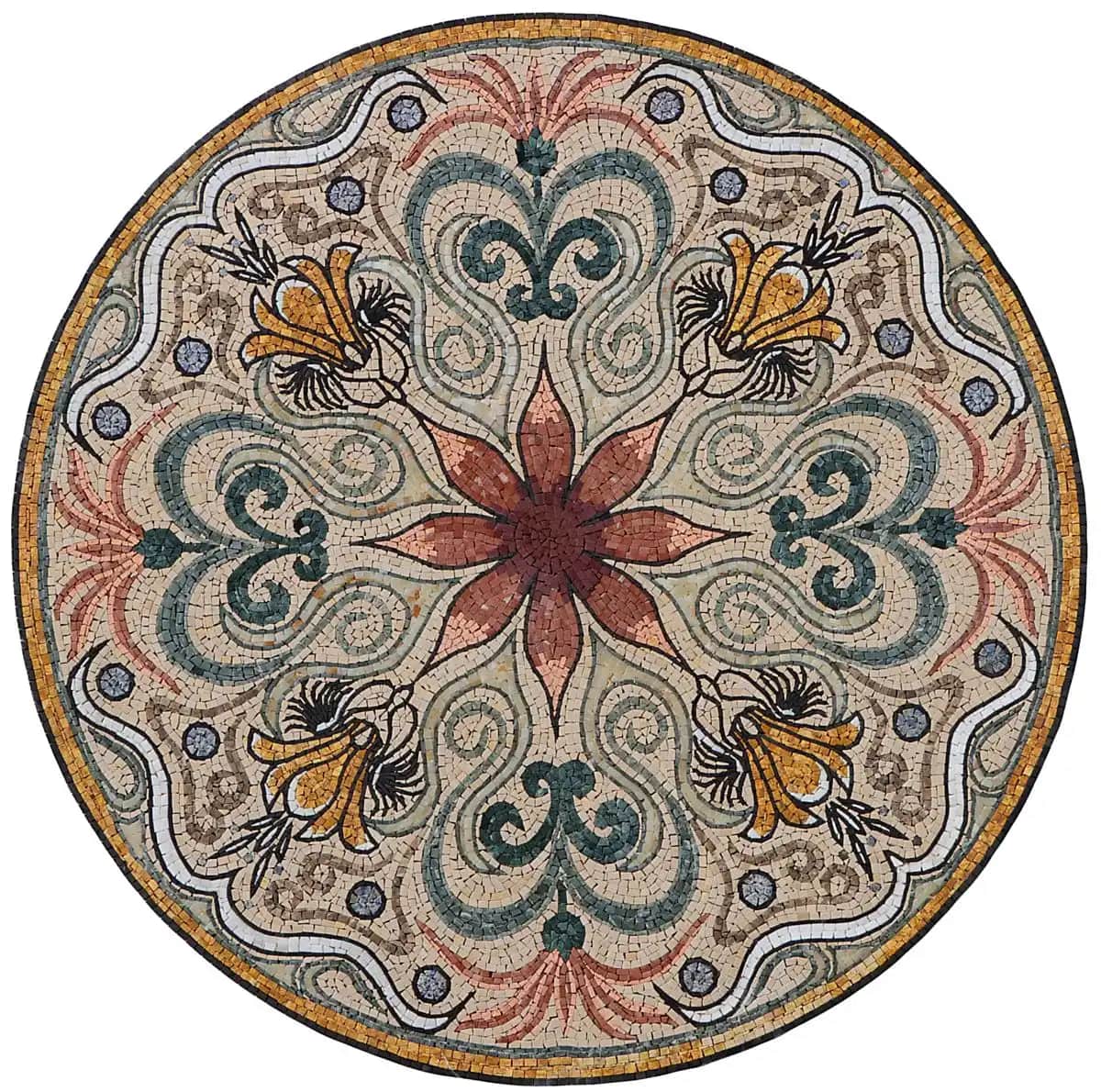 Lucia – Mosaic Designs handmade marble mosaic (Nature)