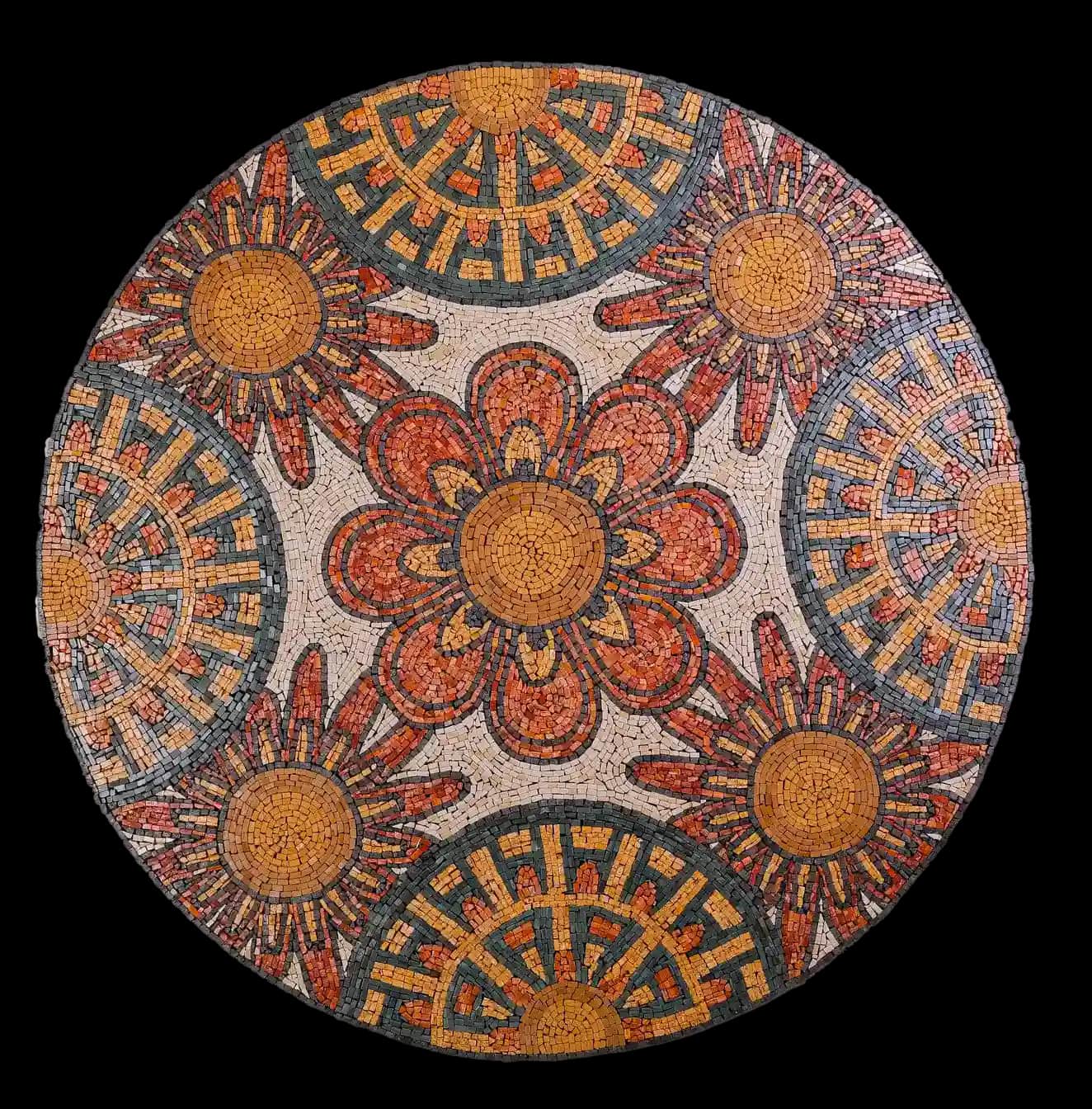 Tropical handmade marble mosaic (Nature)
