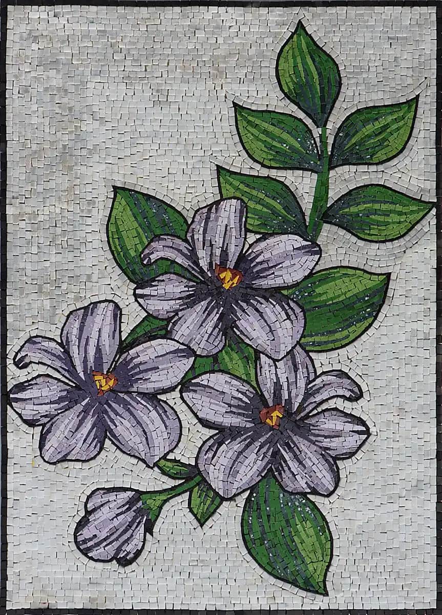 Violet – Mosaic Designs handmade marble mosaic (Nature)