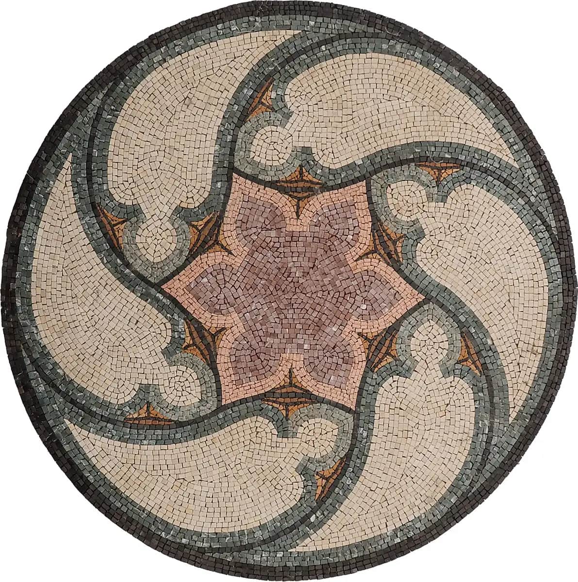Anonymous Thoughts – Mosaic Designs handmade marble mosaic (Abstract)