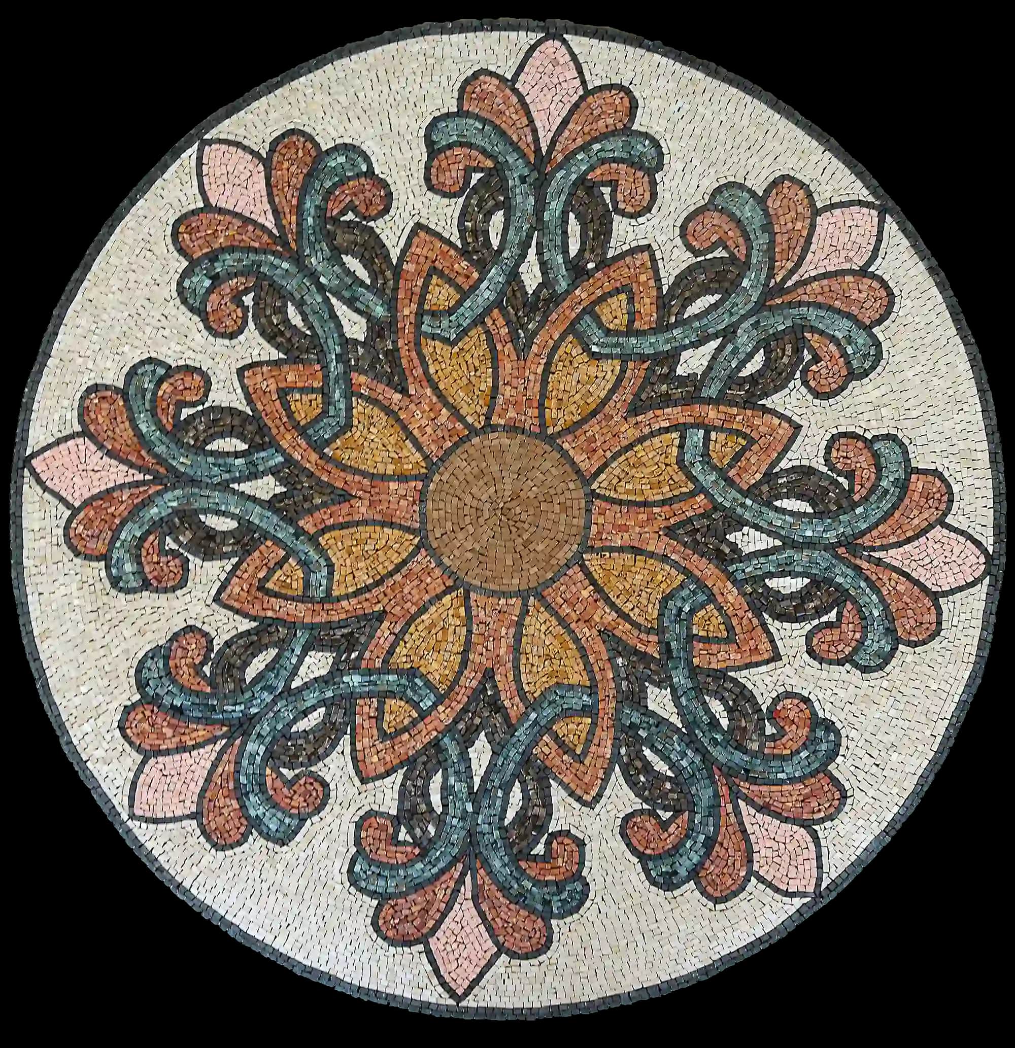 Aliyah handmade marble mosaic (Nature)