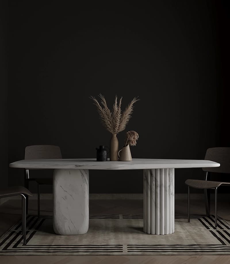 Archetypal Carrara Table - product detail