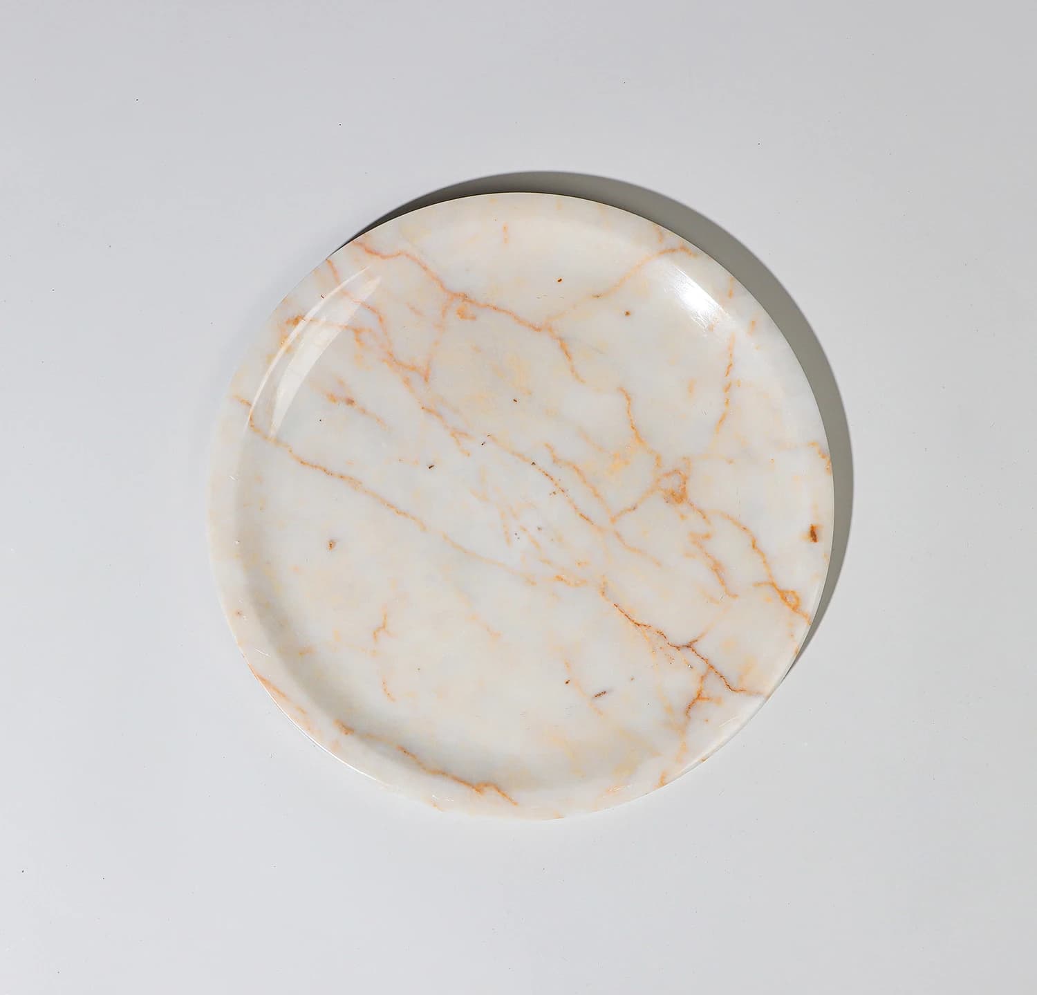 Highlight handmade marble decorative tray