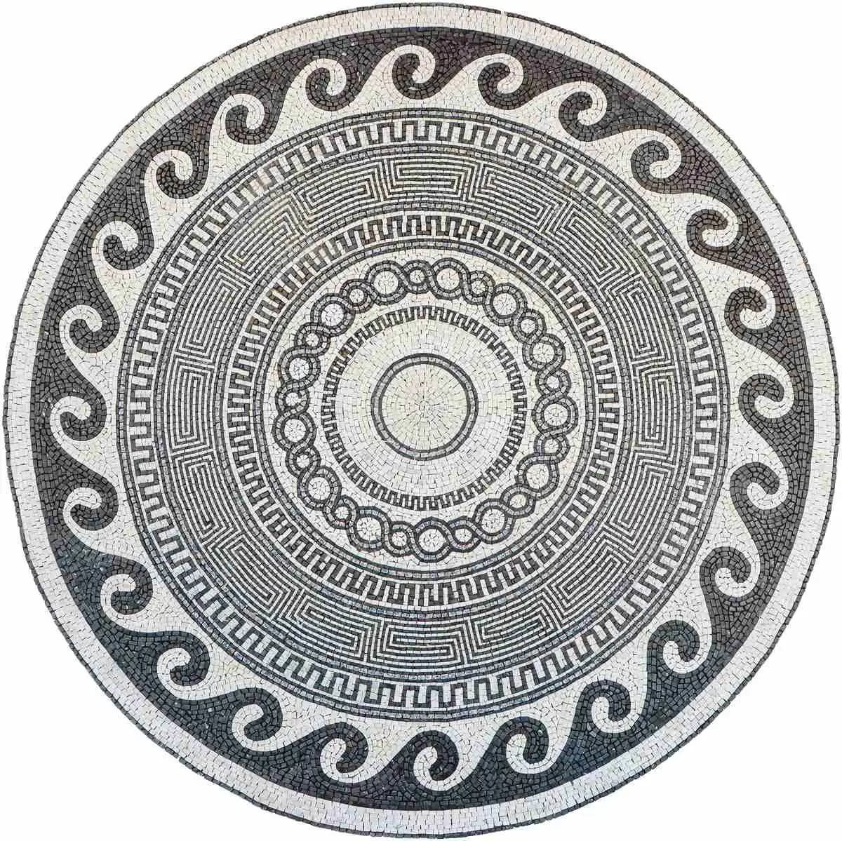 Alexandria – Mosaic Designs handmade marble mosaic (Geometric)