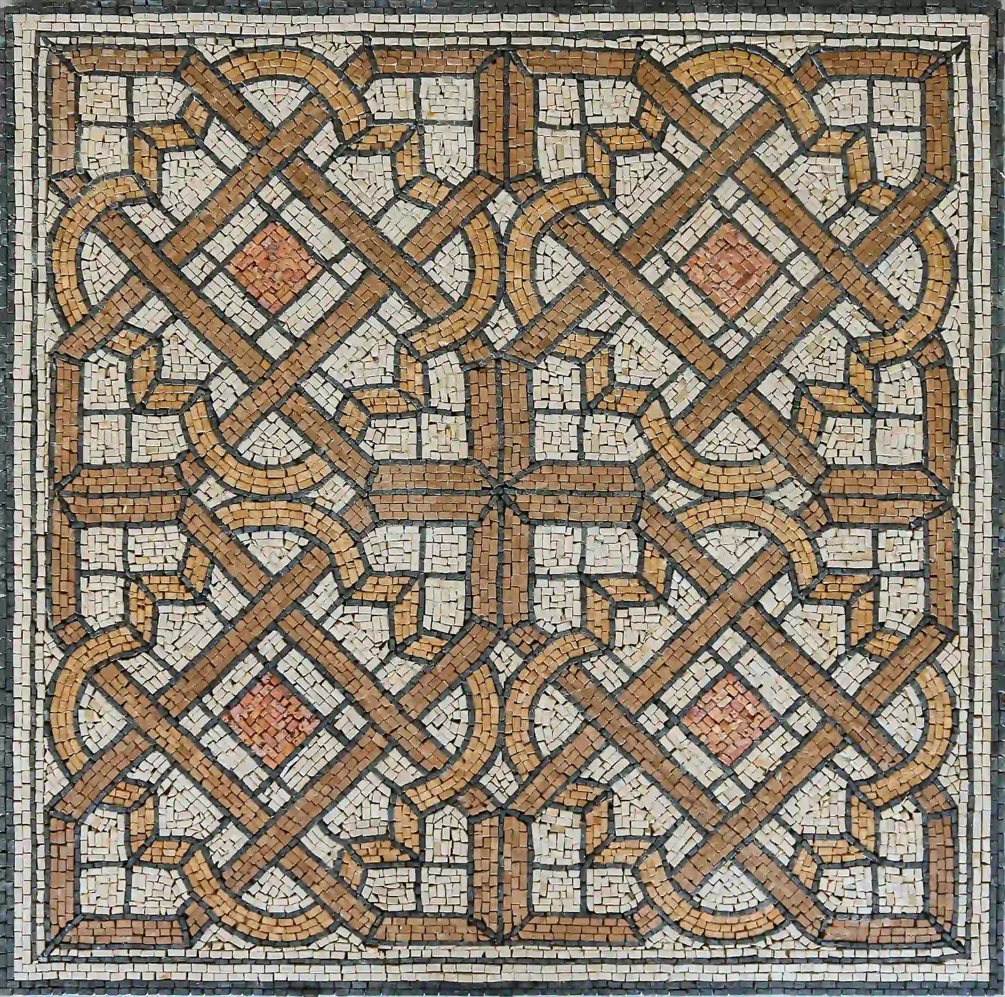 Alice handmade marble mosaic (Geometric)