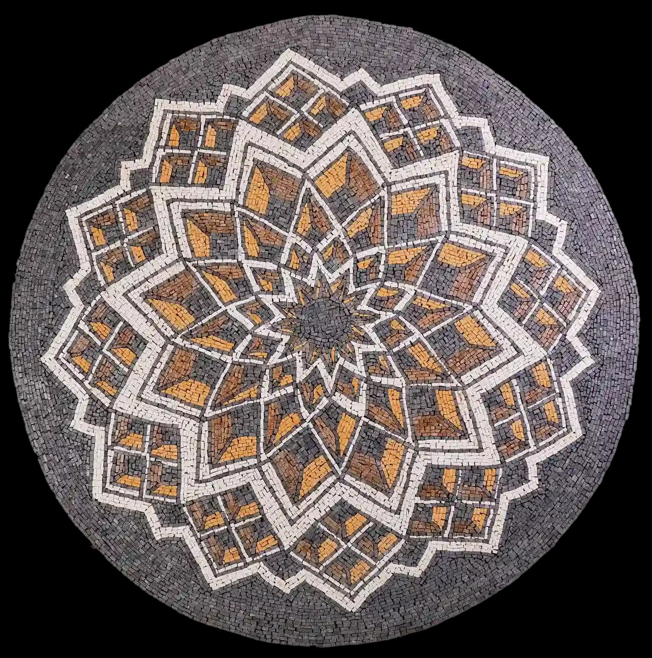 Girasol handmade marble mosaic (Geometric)