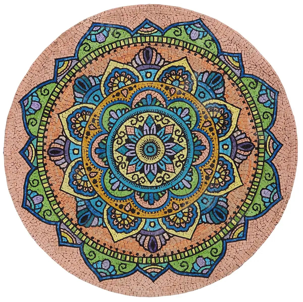 Henna – Mosaic Designs handmade marble mosaic (Geometric)