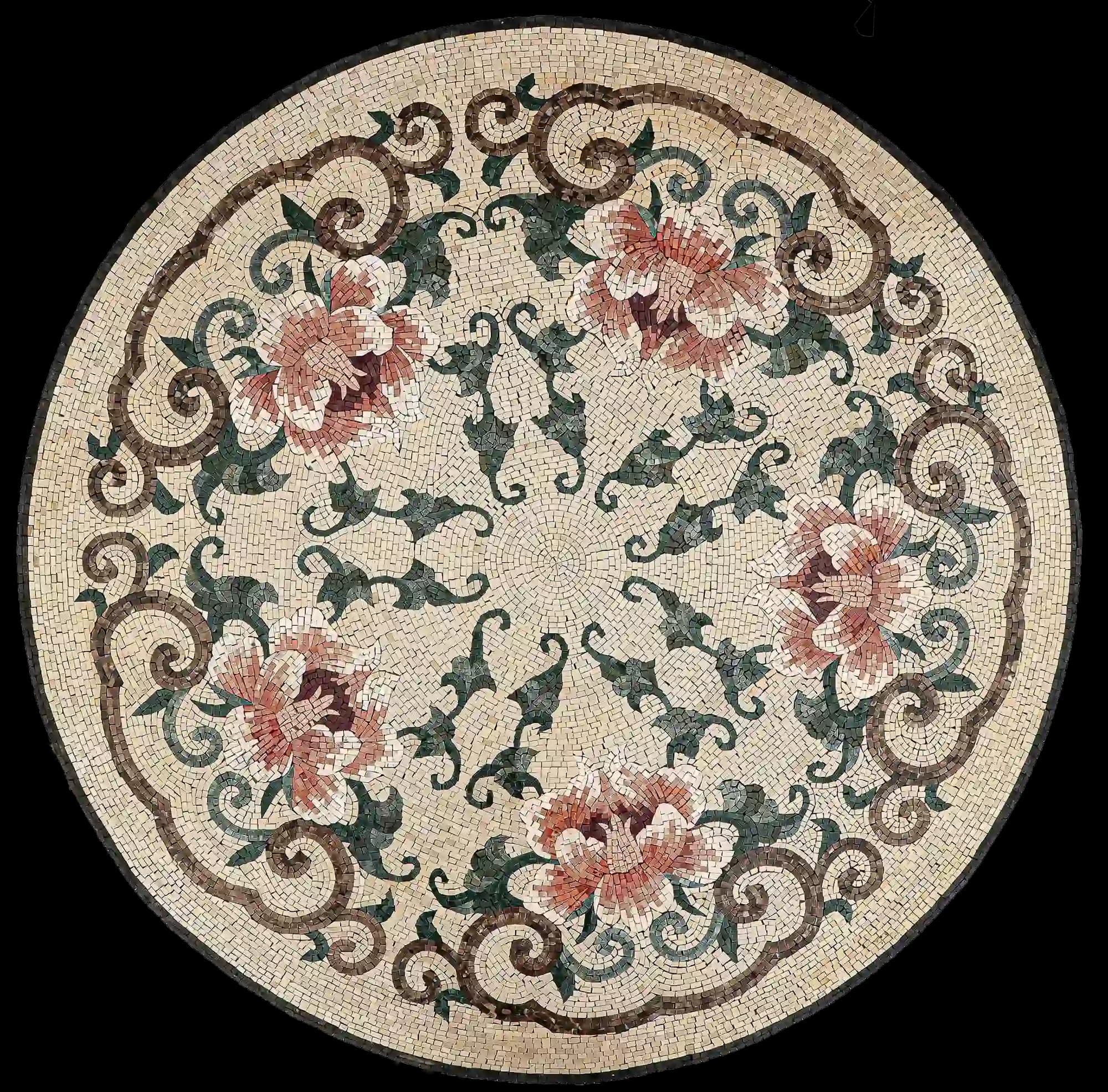Beauty Queen handmade marble mosaic (Nature)