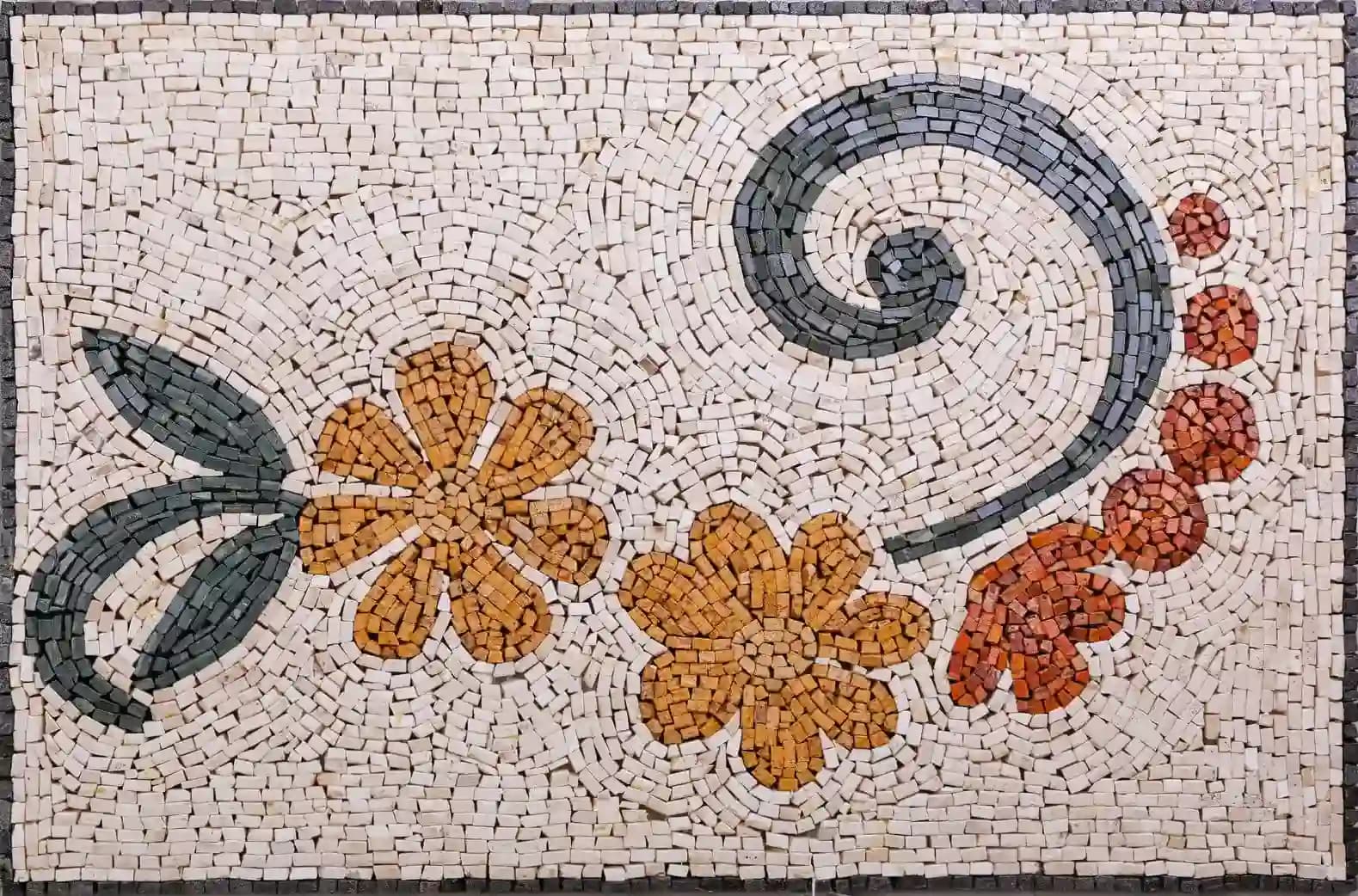 Bella handmade marble mosaic (Nature)