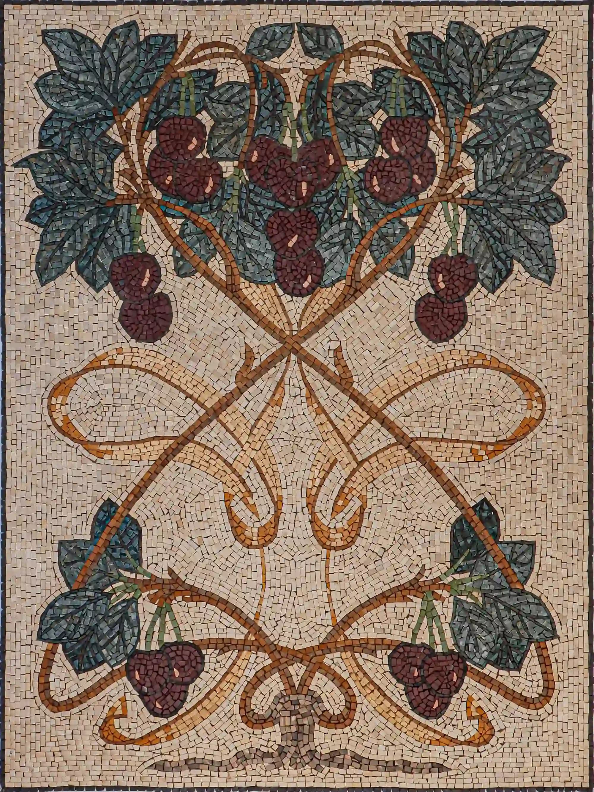 Cerezo handmade marble mosaic (Nature)