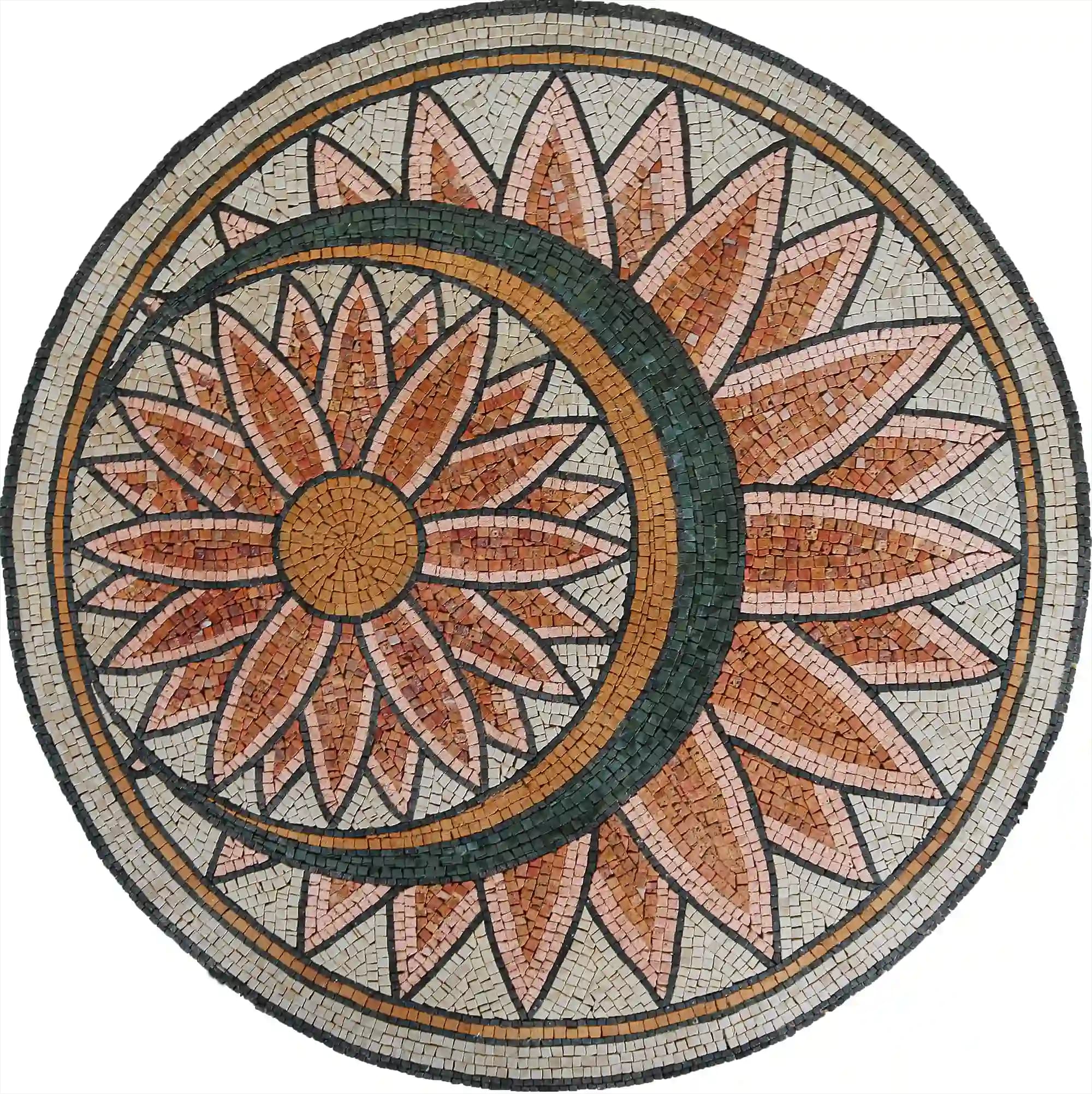 Qamar handmade marble mosaic (Nature)