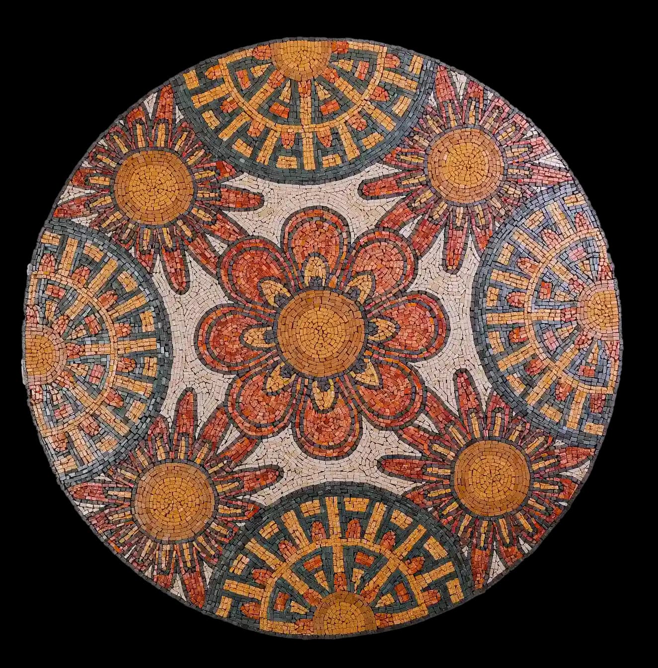 Tropical handmade marble mosaic (Nature)