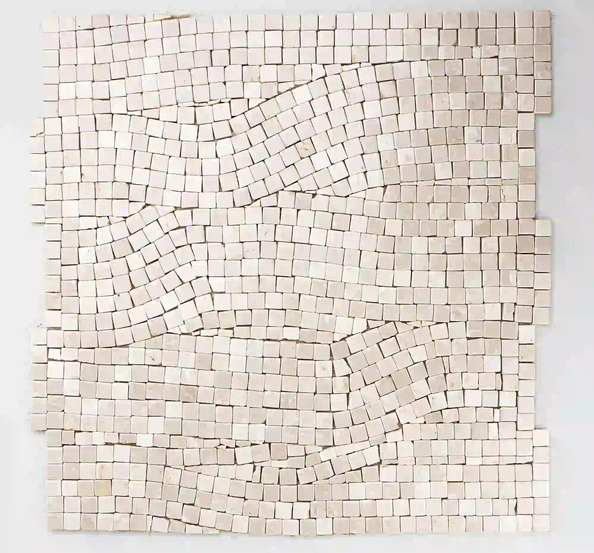 Alabaster floor tile in tunisian beige marble