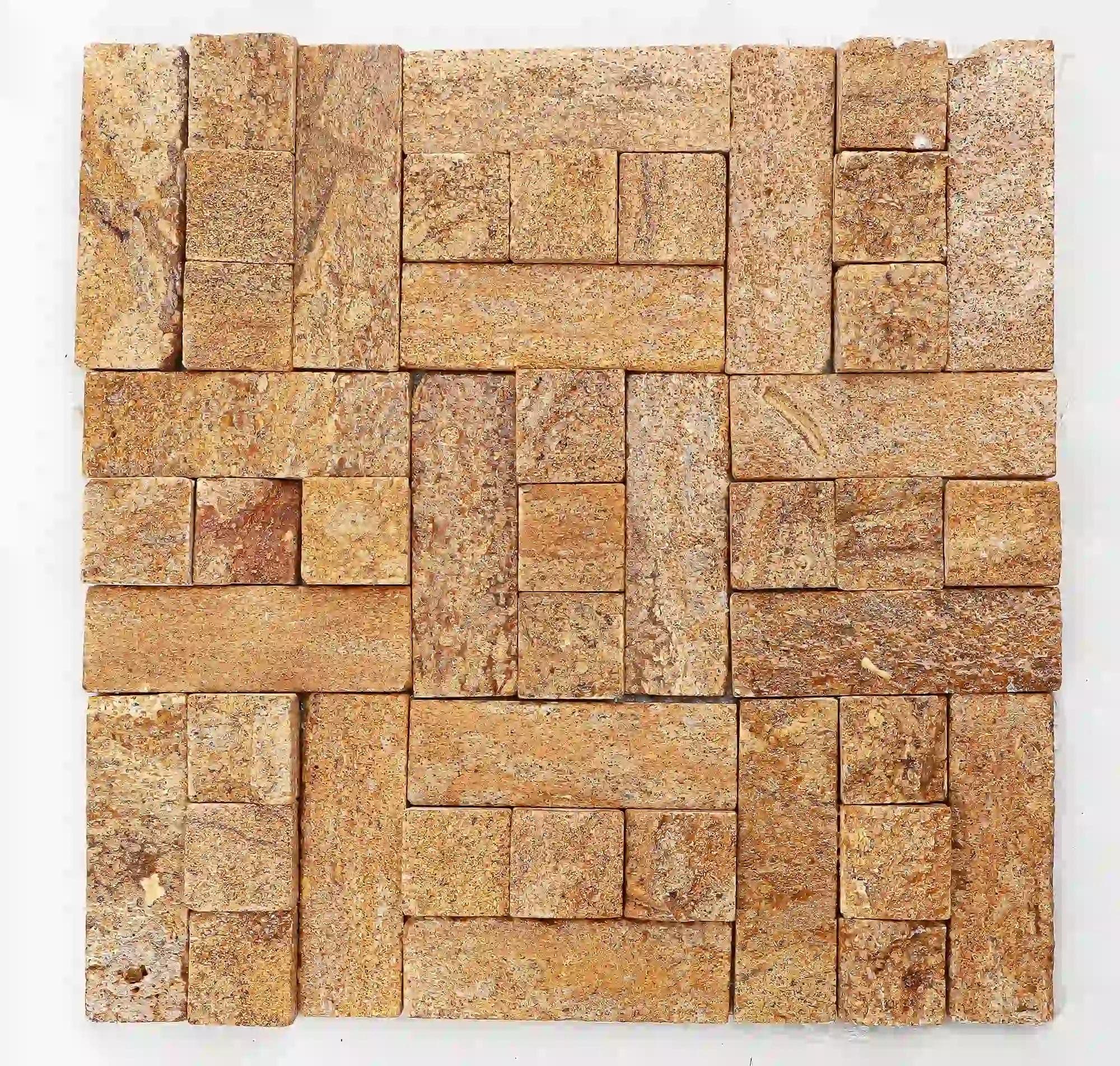 Caramel wall tile in lebanese saghbini stone