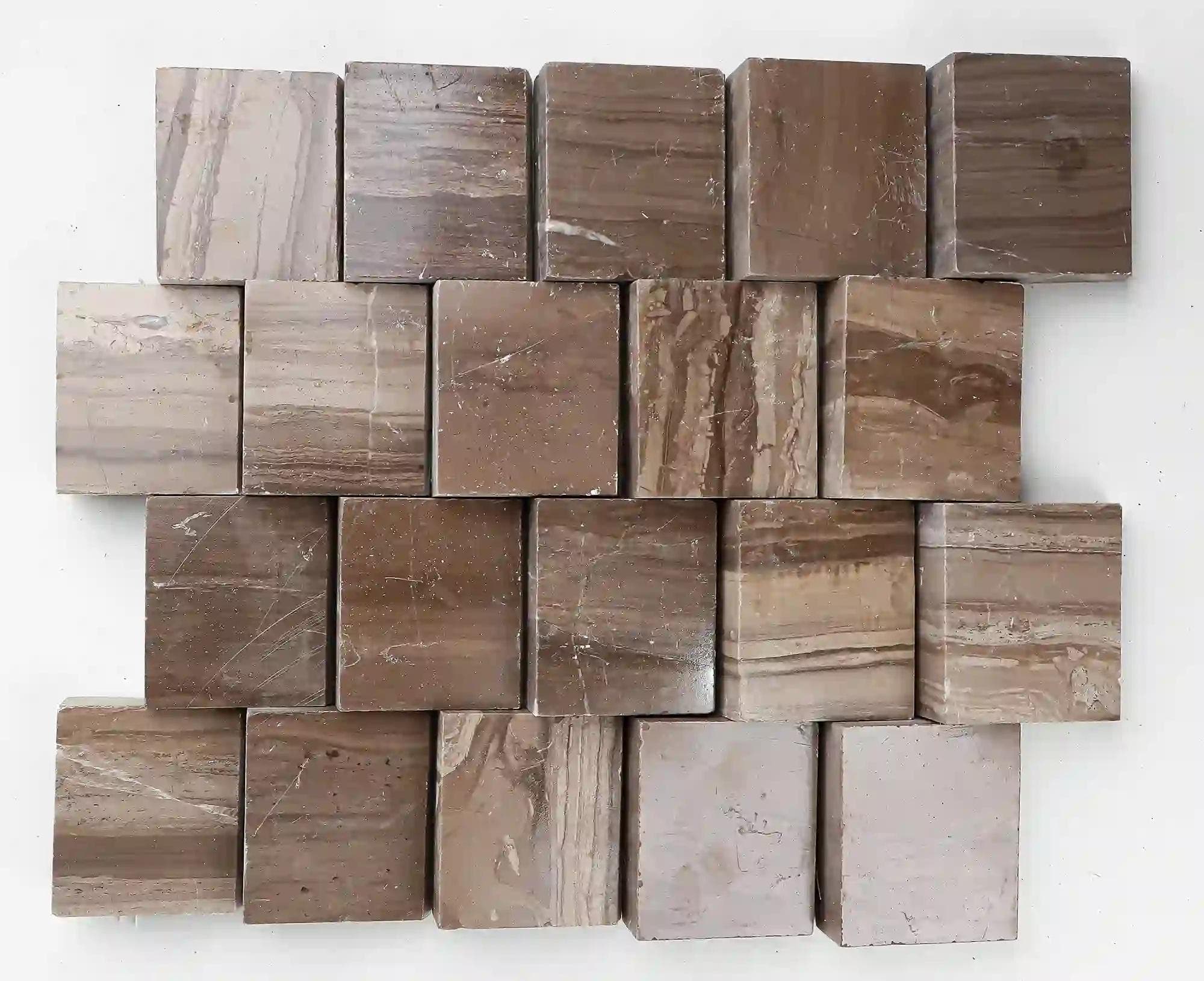 Rise wall tile in athena grey marble