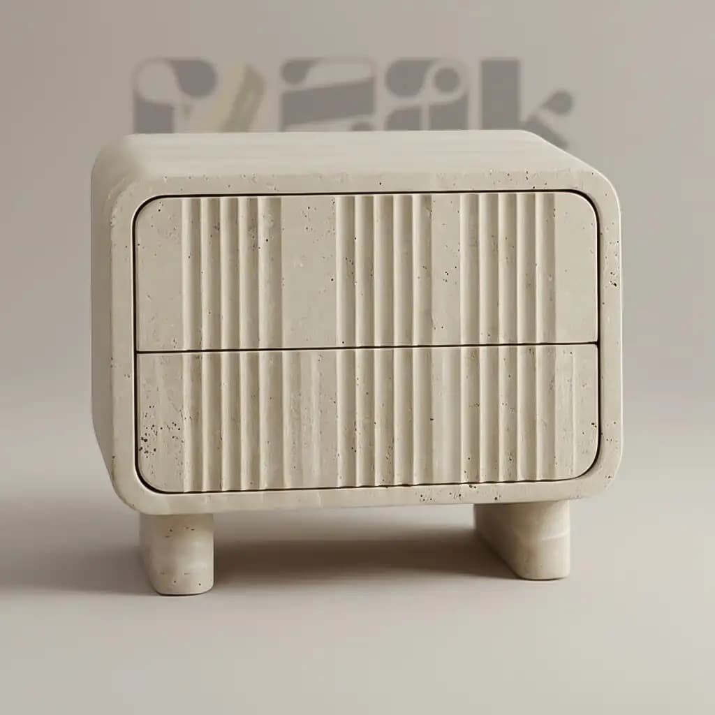 Alternate view 2 of the Cavo travertine nightstand