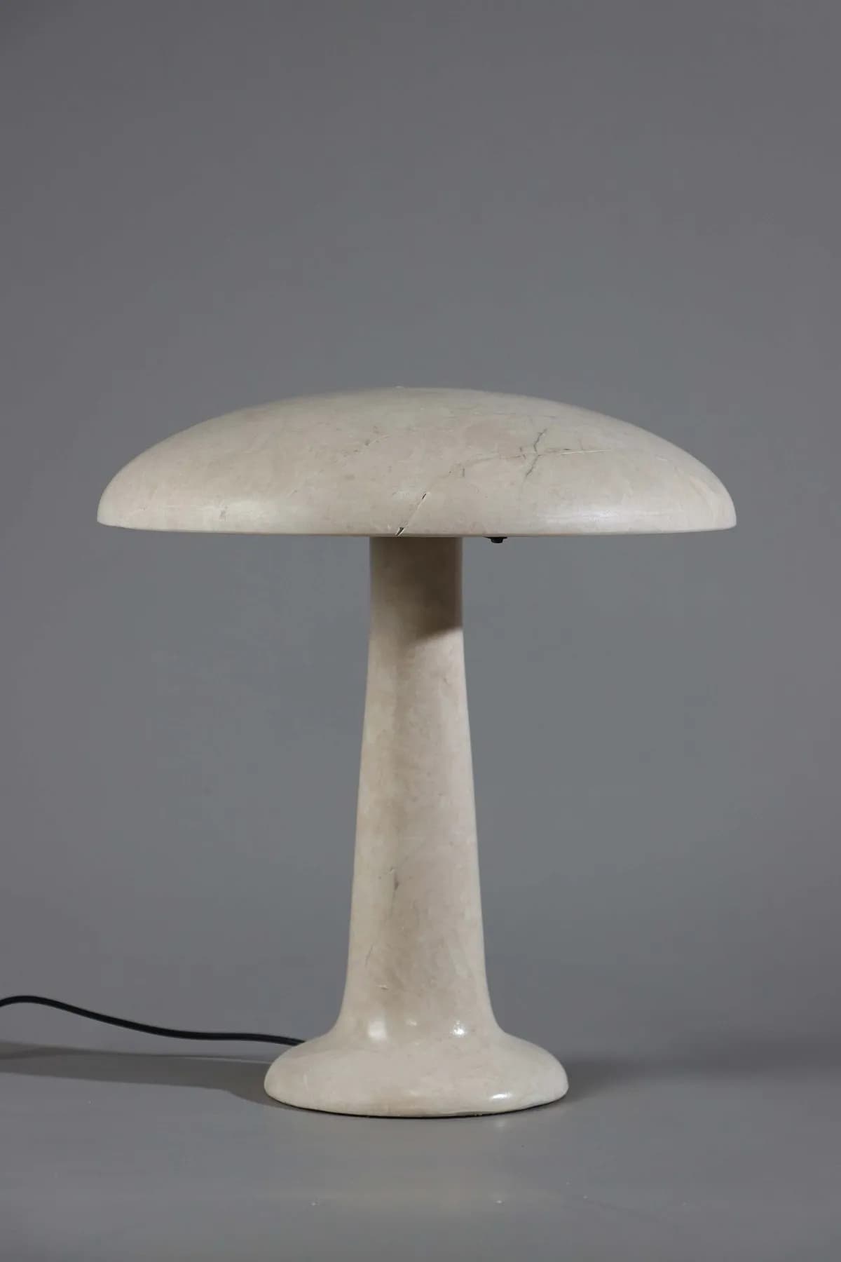 Kimberly marble table lamp in Pure Beige, view 4