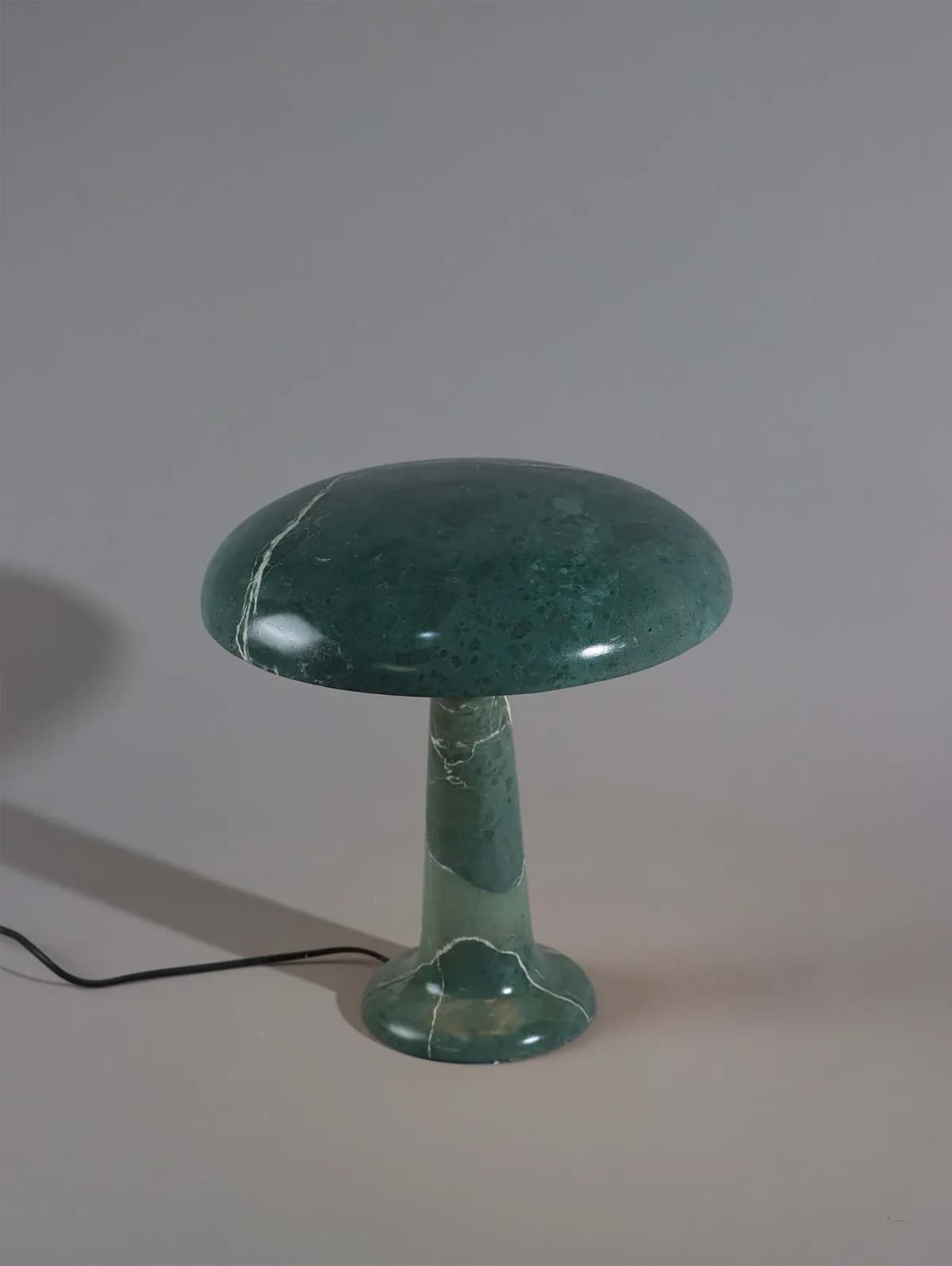 Kimberly marble table lamp in Verde Guatemala, view 3