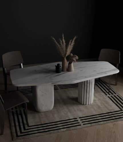 Archetypal Carrara Table by Rozaik