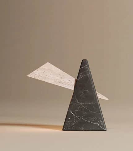 Edge Marble Lamp by Rozaik
