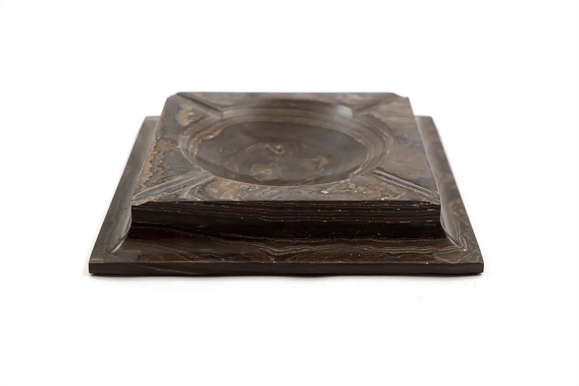 Brunette handmade marble ashtray