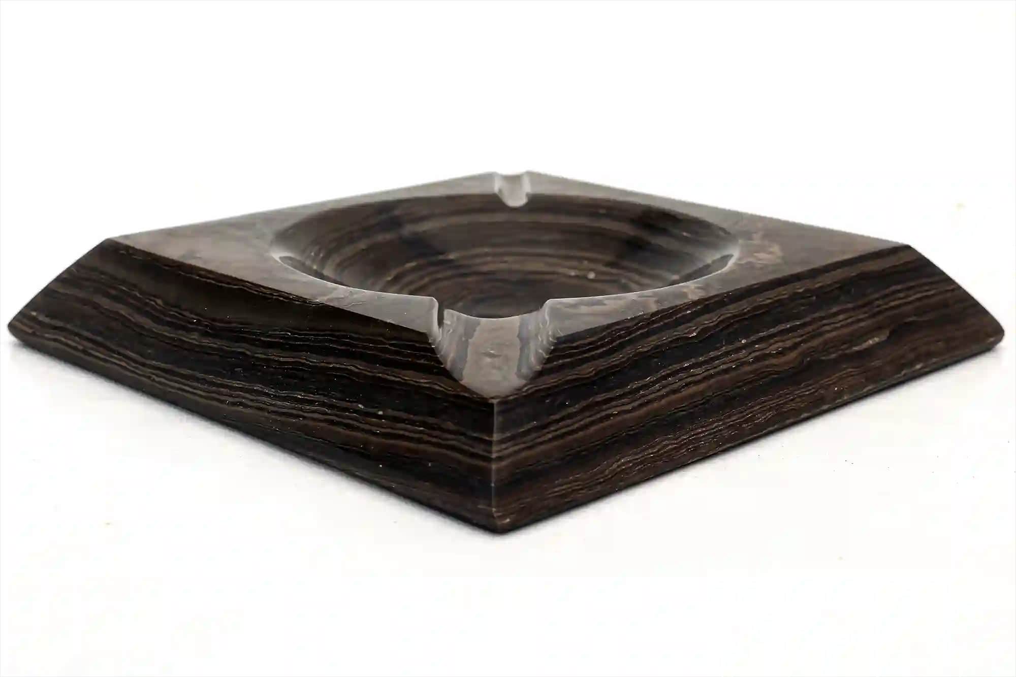 Cycle of life handmade marble ashtray