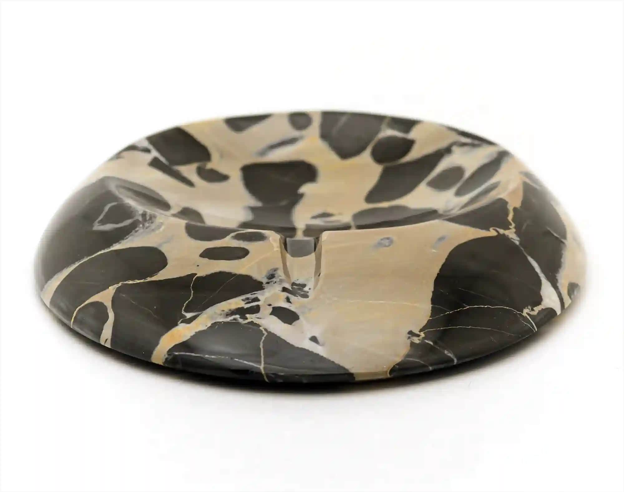 Dalmatian handmade marble ashtray