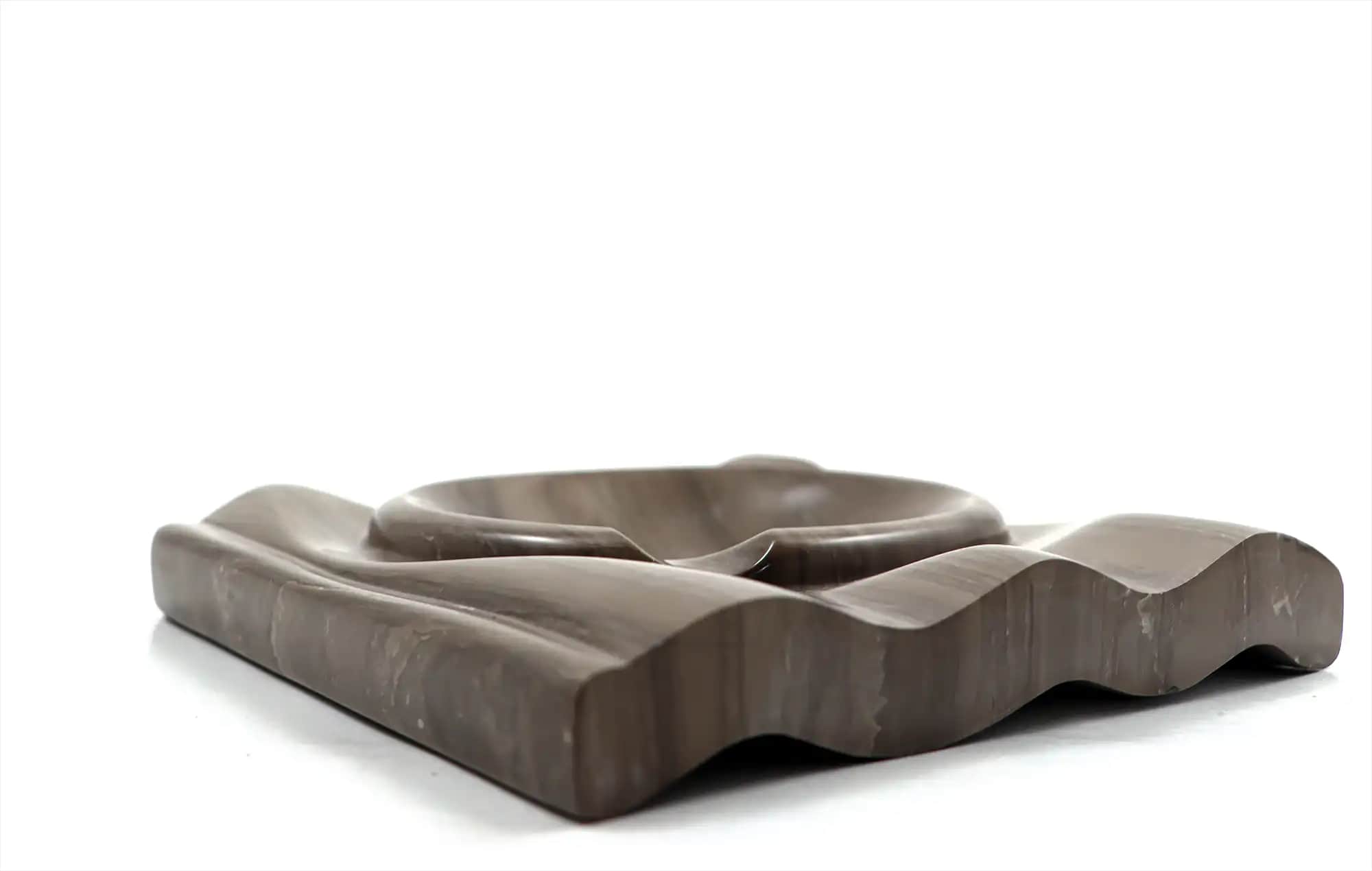 Roller Coaster handmade marble ashtray