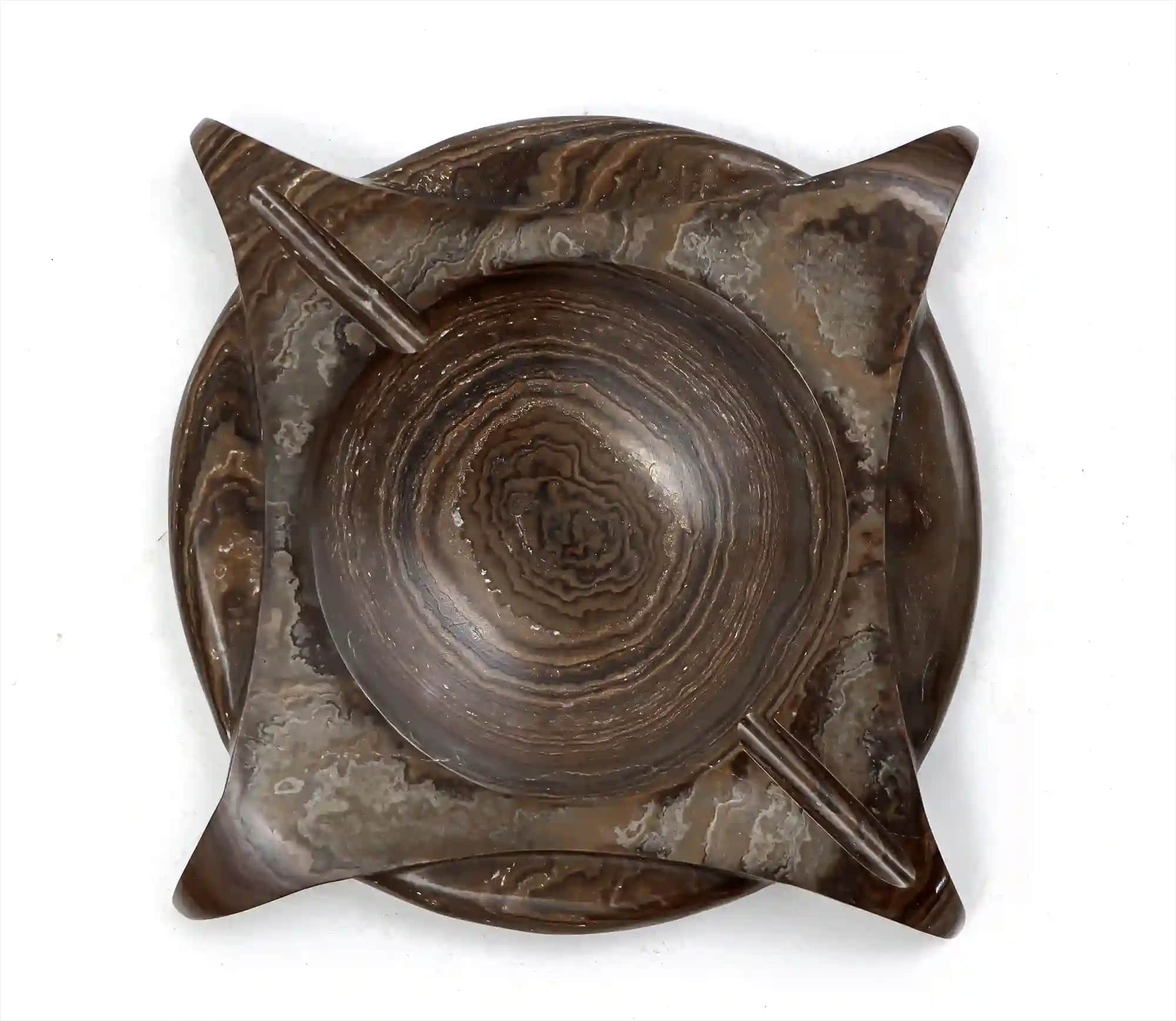 Stretchy handmade marble ashtray