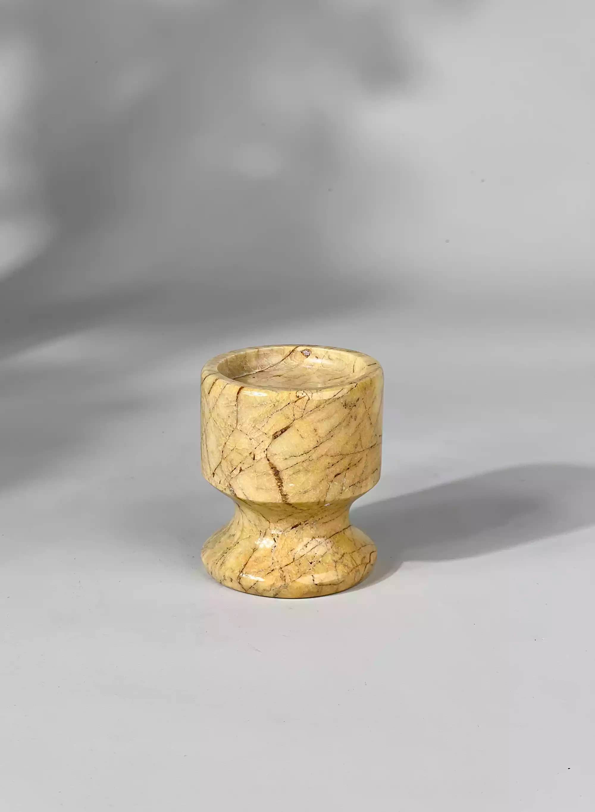 Cozy Night handmade marble candle holder