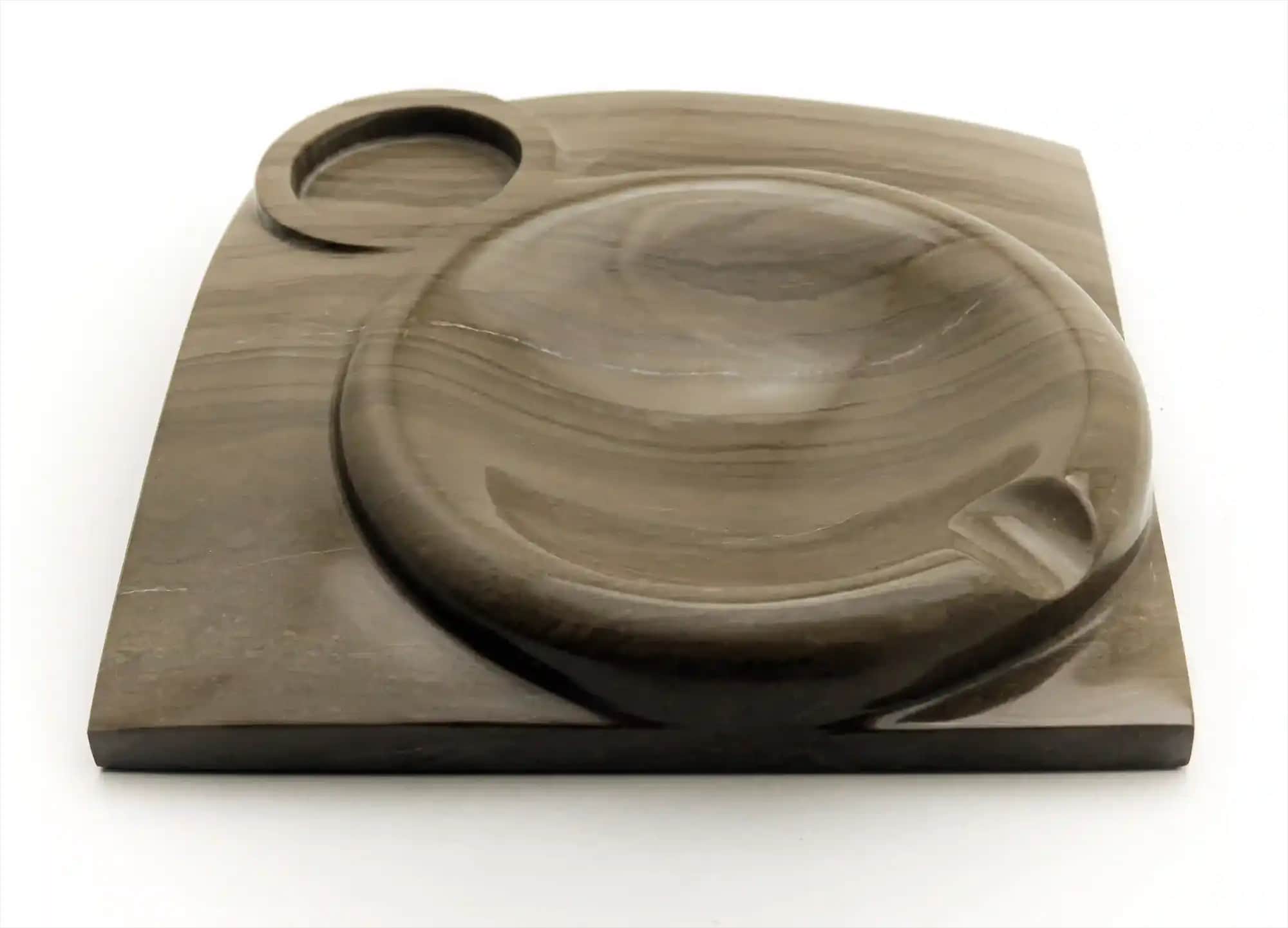 Señorita handmade marble candle holder