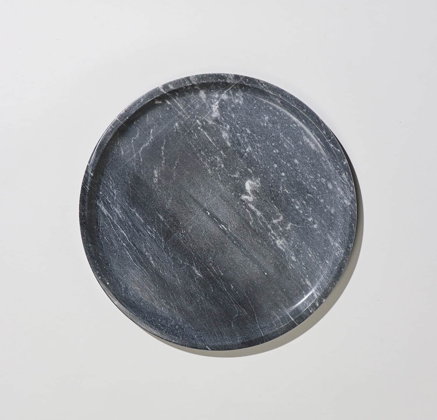Coal handmade marble decorative tray