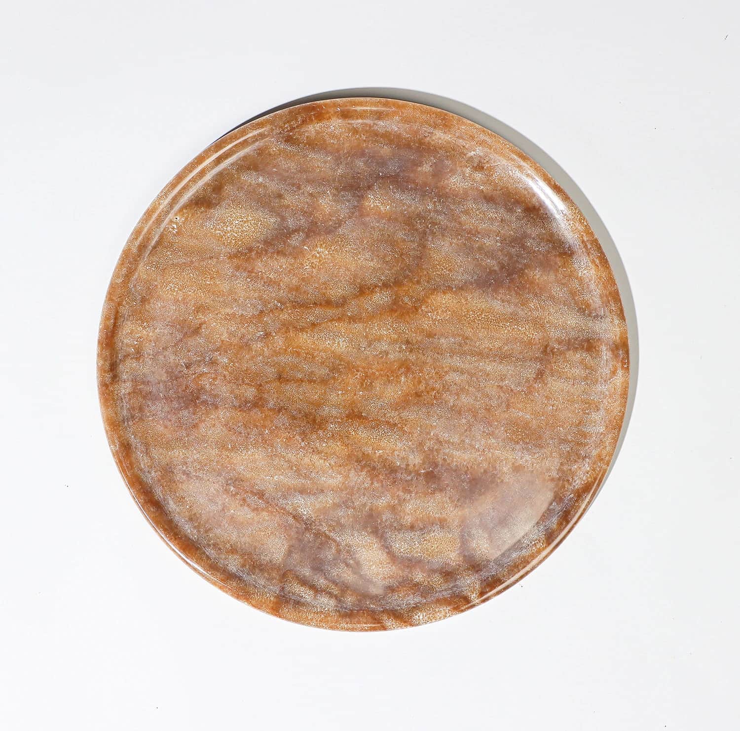 Marl handmade marble decorative tray