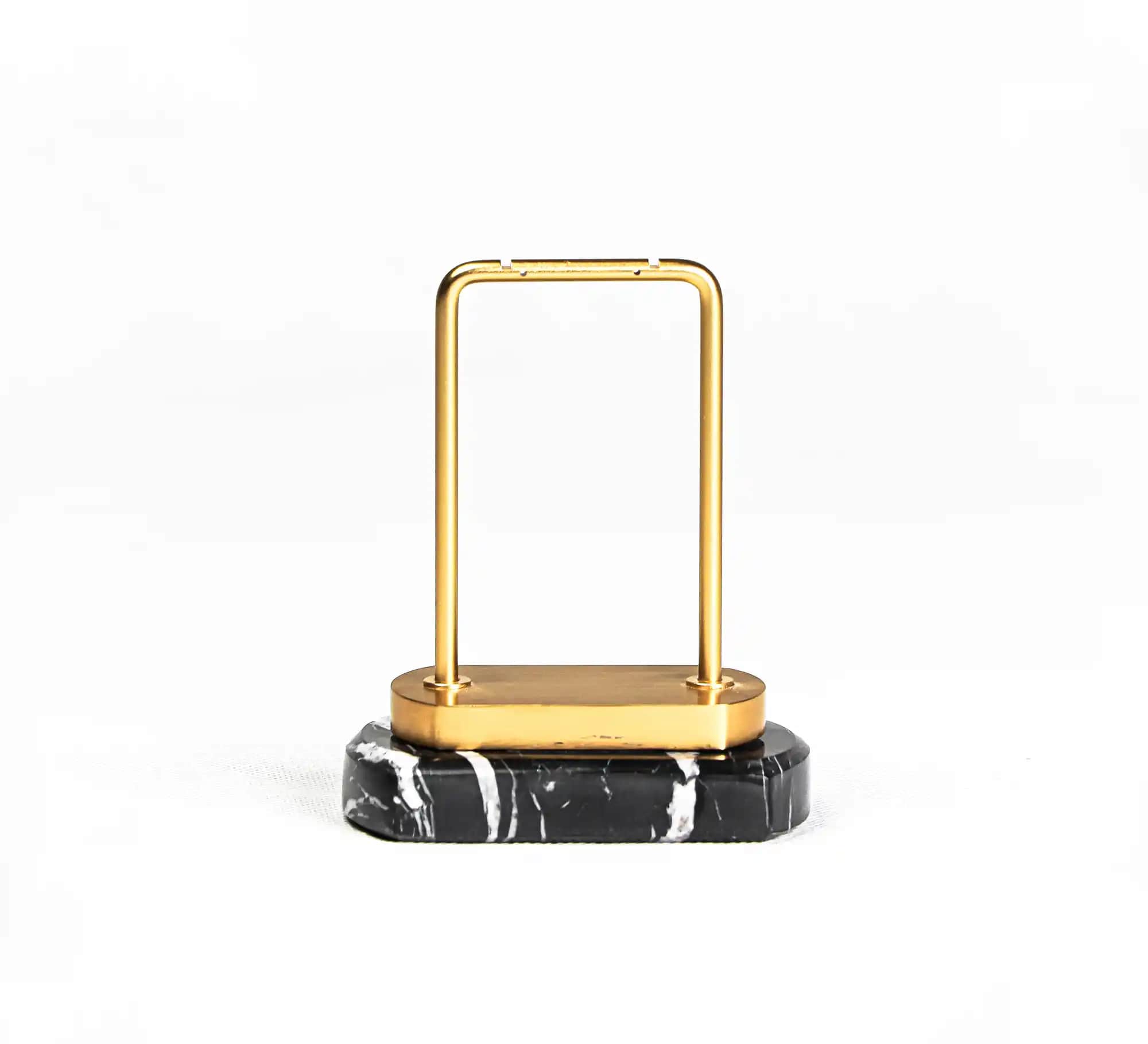 Golden Age handmade marble jewelry holder